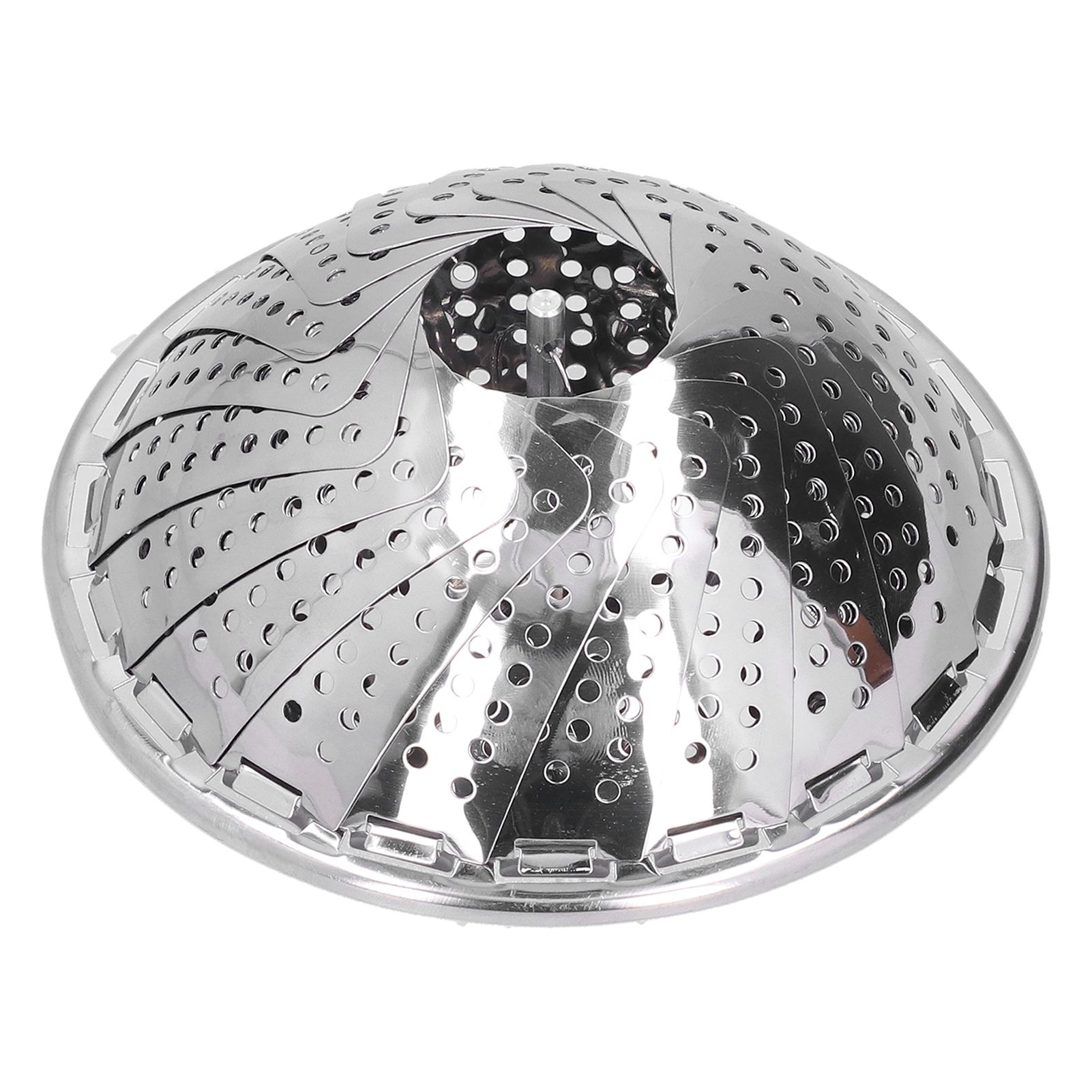 Stainless Steel Steamer Basket 28cm Diameter Retractable Foldable Steaming Rack for Home - Image 7