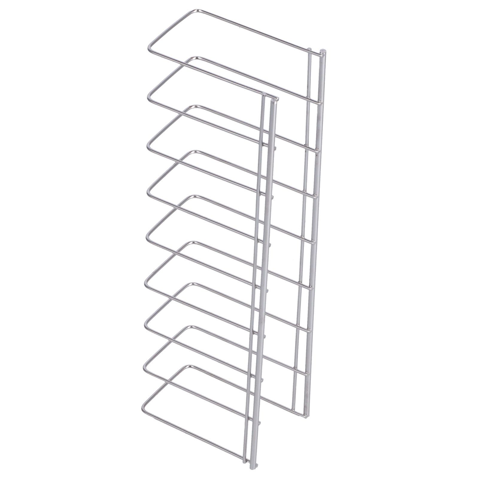 Kitchen Organizer Rack Multiple Use Dish Drying Rack for Plates Baking Pan Pot Pans - Image 3