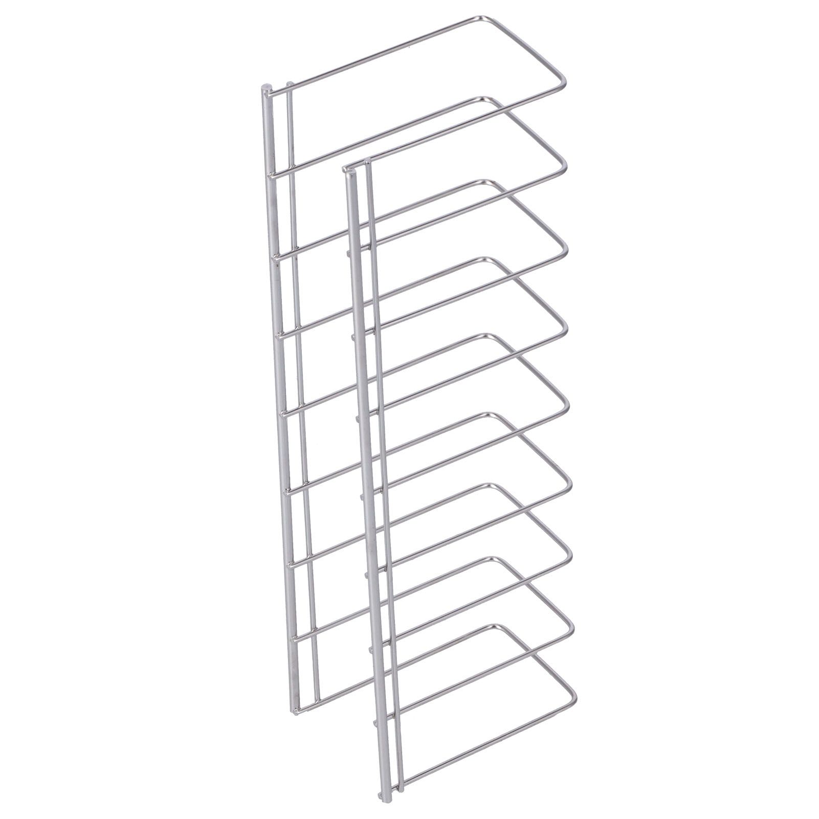 Kitchen Organizer Rack Multiple Use Dish Drying Rack for Plates Baking Pan Pot Pans - Image 4
