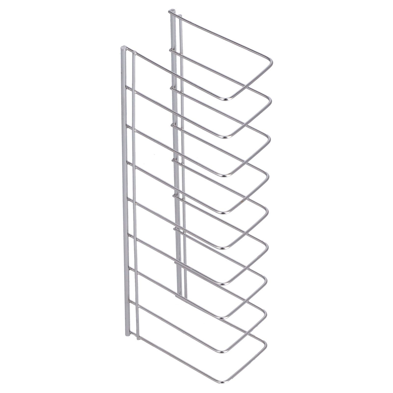Kitchen Organizer Rack Multiple Use Dish Drying Rack for Plates Baking Pan Pot Pans - Image 7
