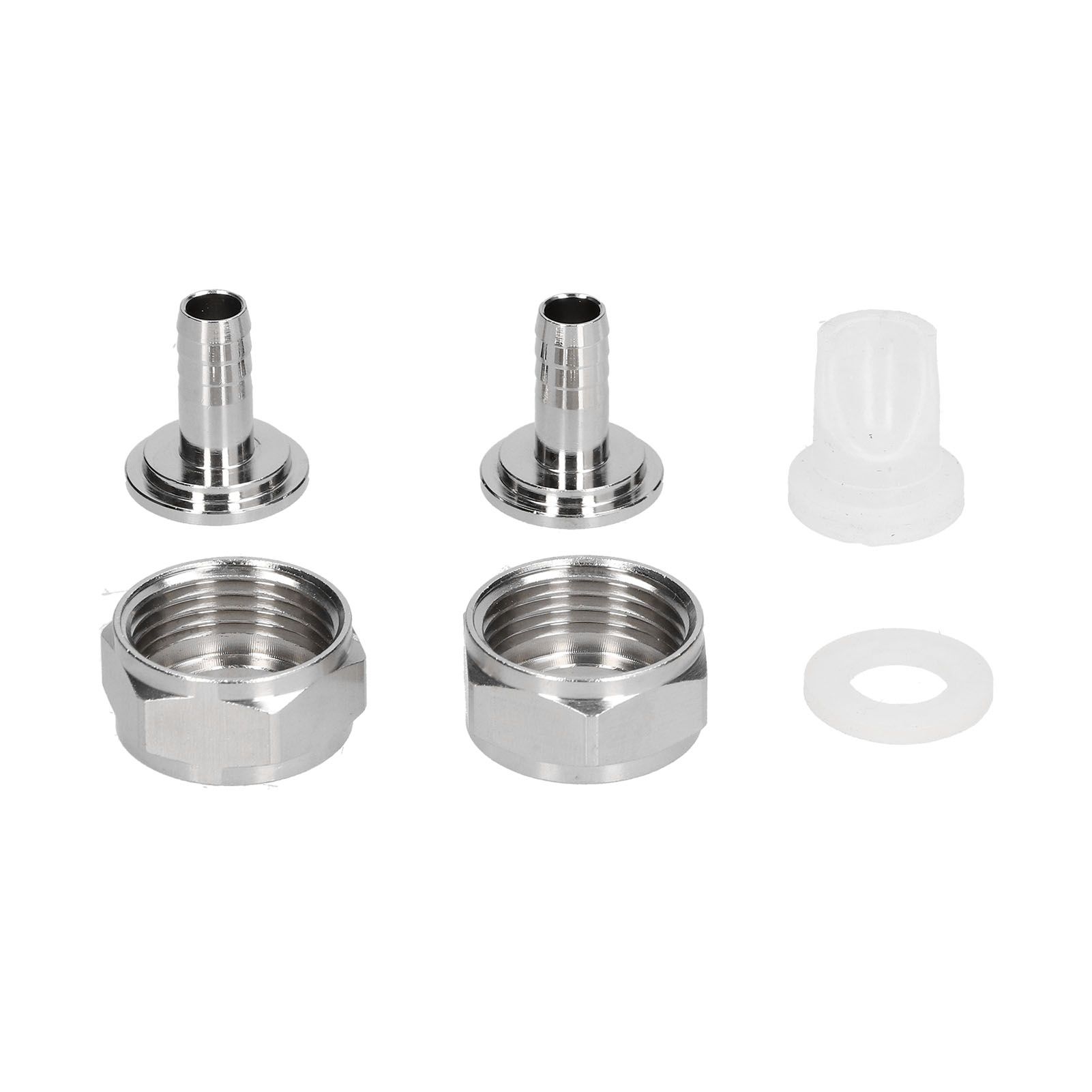Stainless Steel Beer Keg Coupler Connector Fitting Beer Line Connector Kit for Brewing Equipment - Image 1
