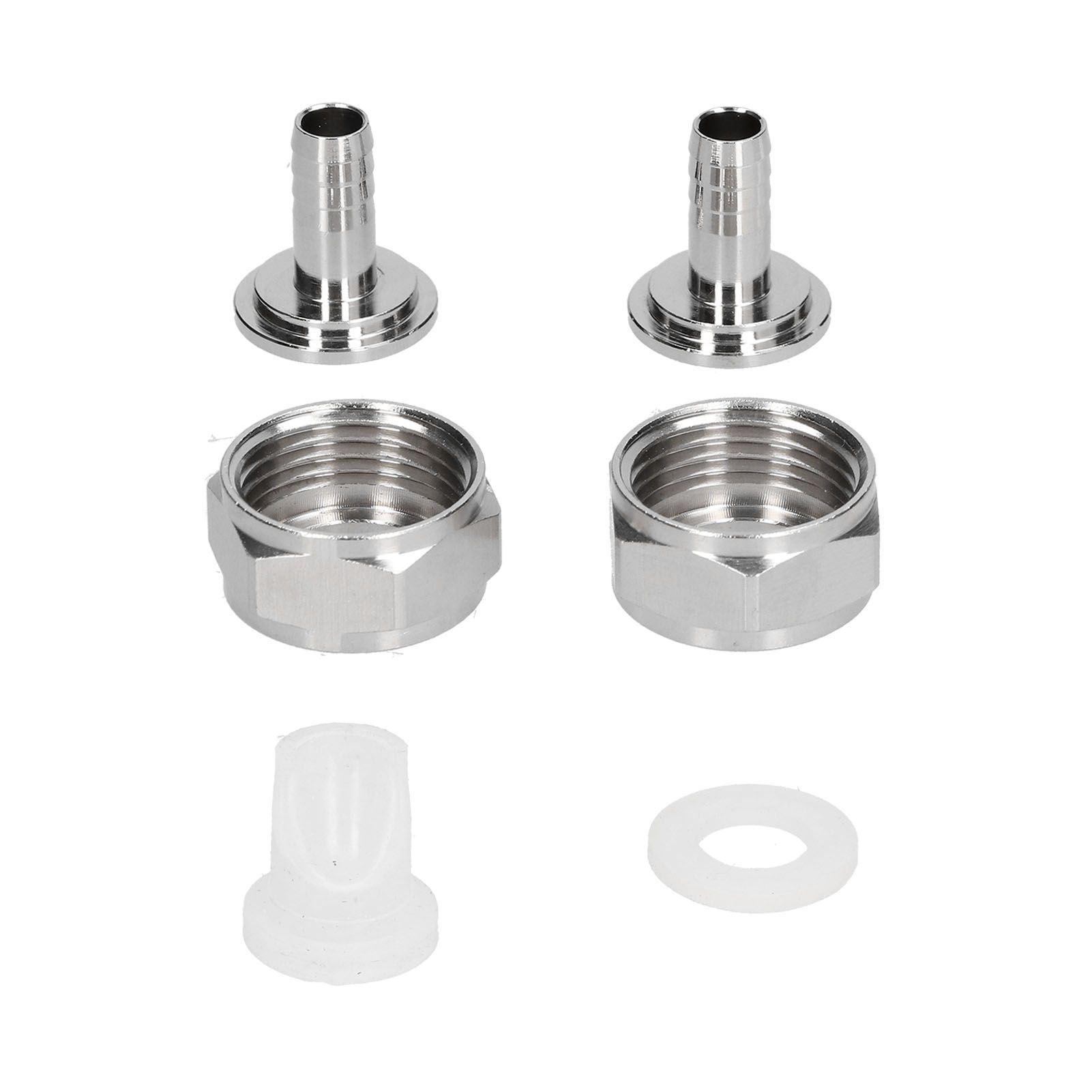 Stainless Steel Beer Keg Coupler Connector Fitting Beer Line Connector Kit for Brewing Equipment - Image 2
