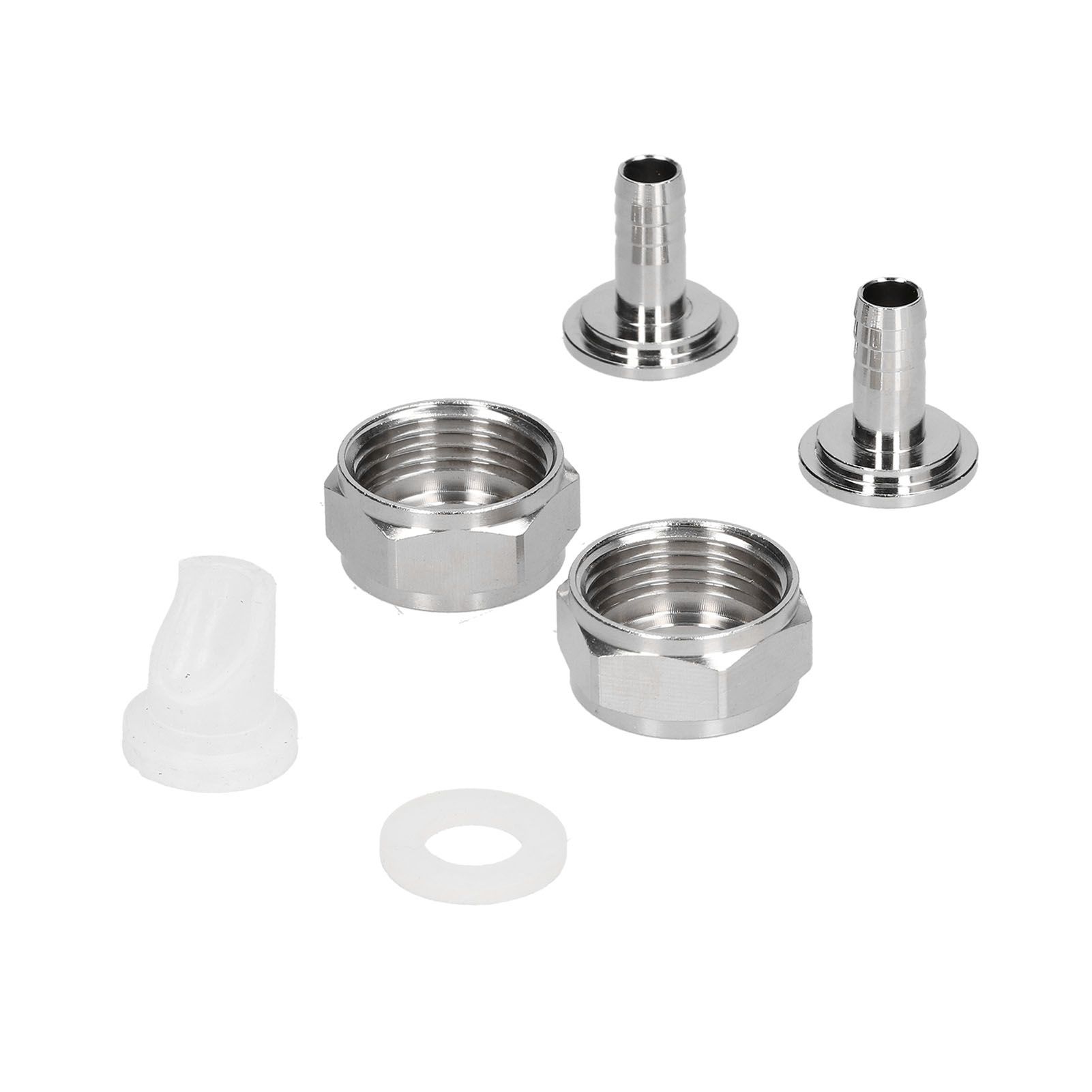 Stainless Steel Beer Keg Coupler Connector Fitting Beer Line Connector Kit for Brewing Equipment - Image 3