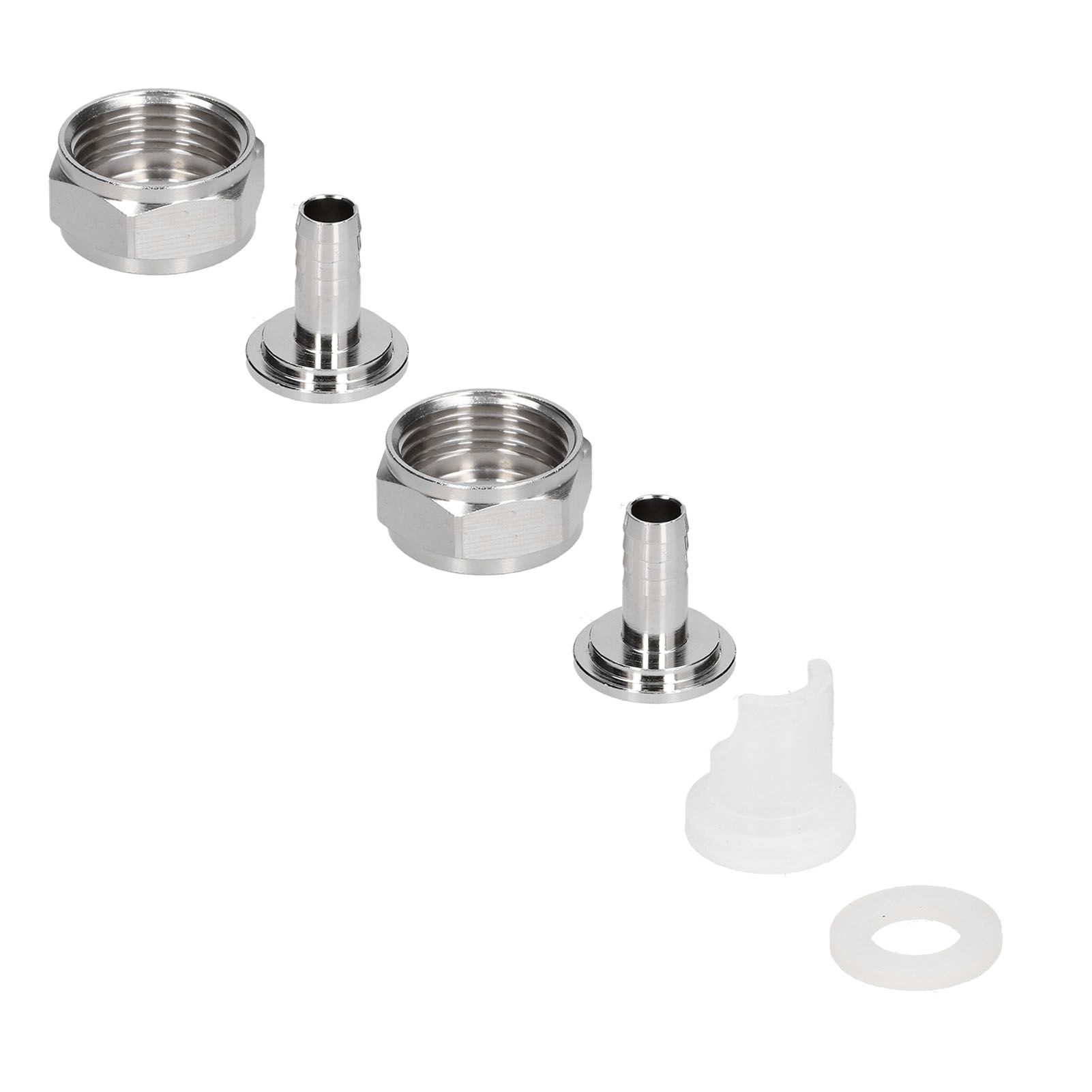 Stainless Steel Beer Keg Coupler Connector Fitting Beer Line Connector Kit for Brewing Equipment - Image 7