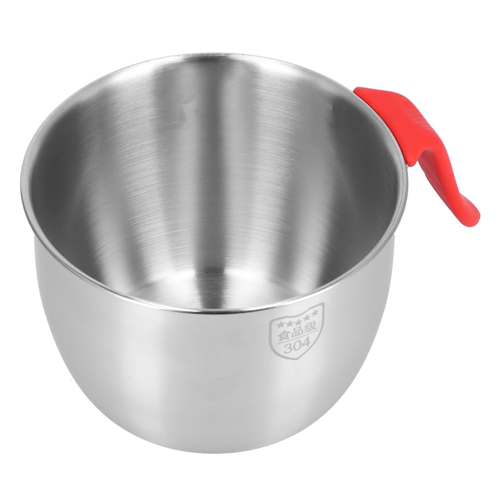 Stainless Steel Mixing Bowl with Handle Non Slip Deepen Splashproof Egg Whisking Bowl for Salad Serving2800ML - Image 2