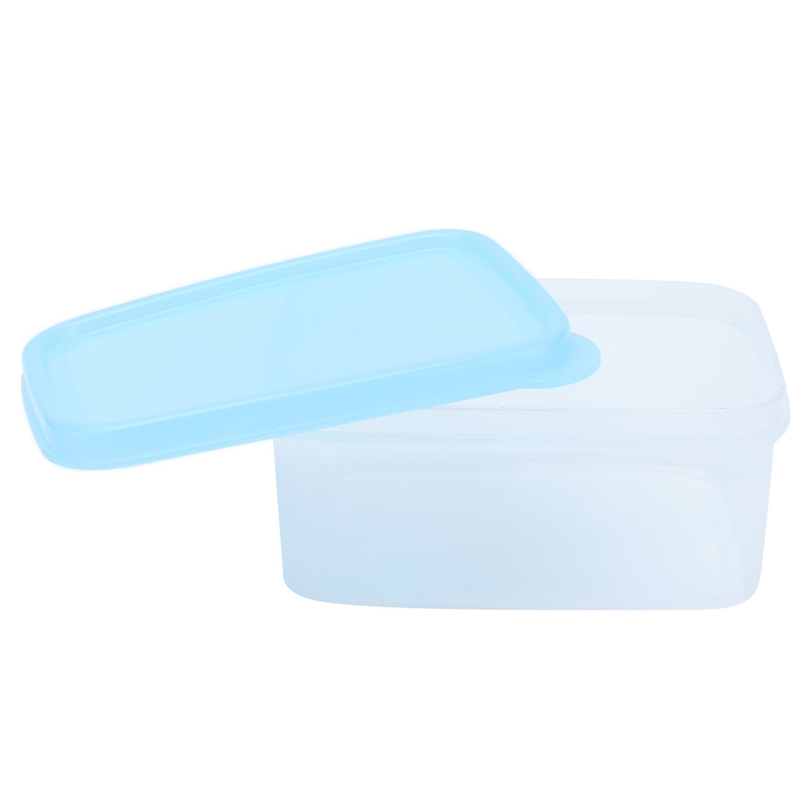 5Pcs Small Food Container Blue Heat Resistant Reusable Mini Airtight Multifunctional Food Box - Image 5
