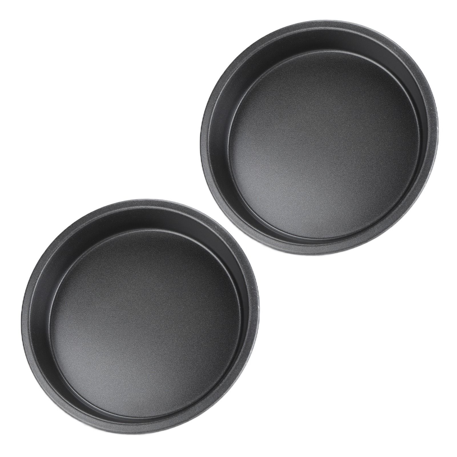 2Pcs Non Stick Pizza Pan Deep Thickened Carbon Steel Baking Pan for Kitchen Bakery6in - Image 7