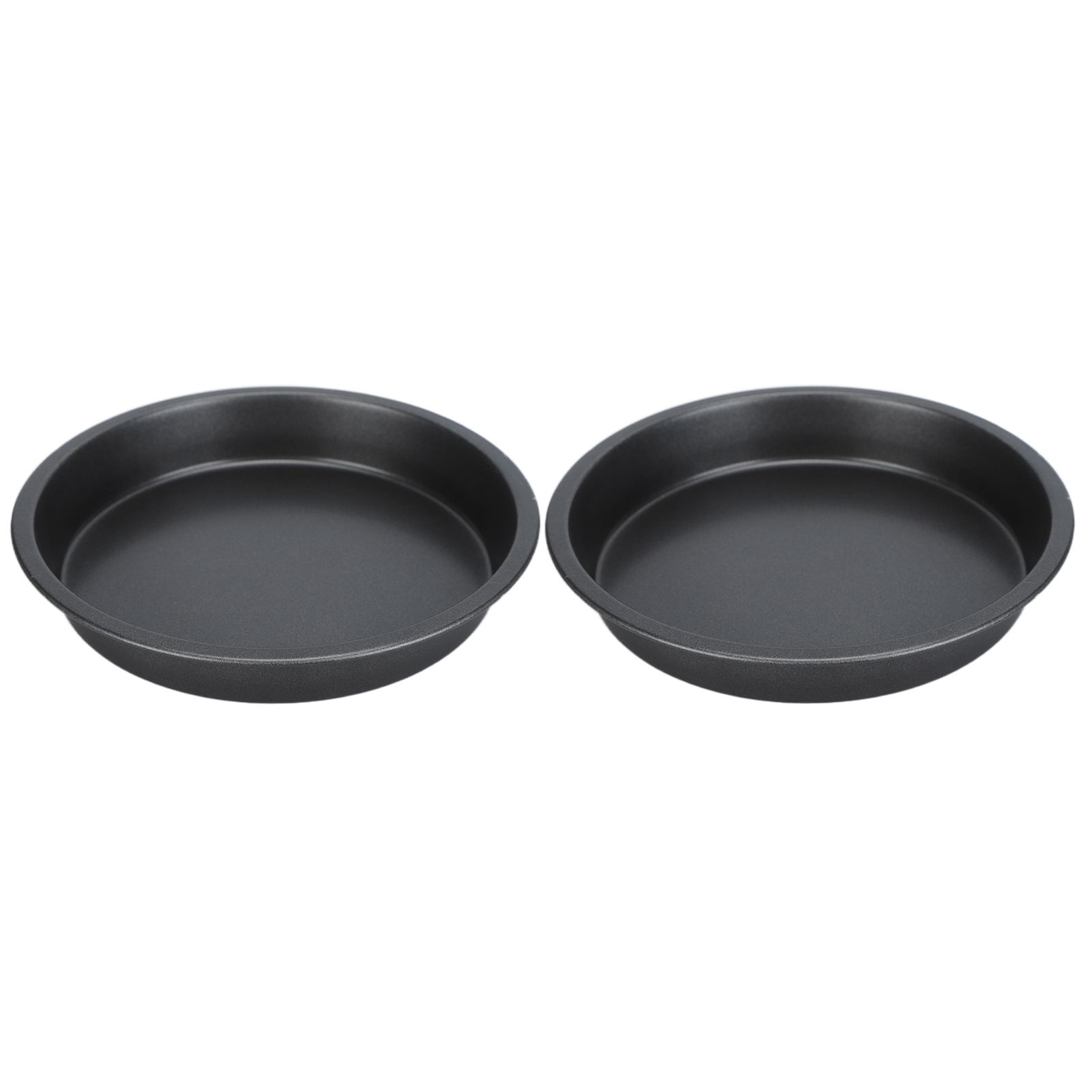 2Pcs Non Stick Pizza Pan Deep Thickened Carbon Steel Baking Pan for Kitchen Bakery9in - Image 4