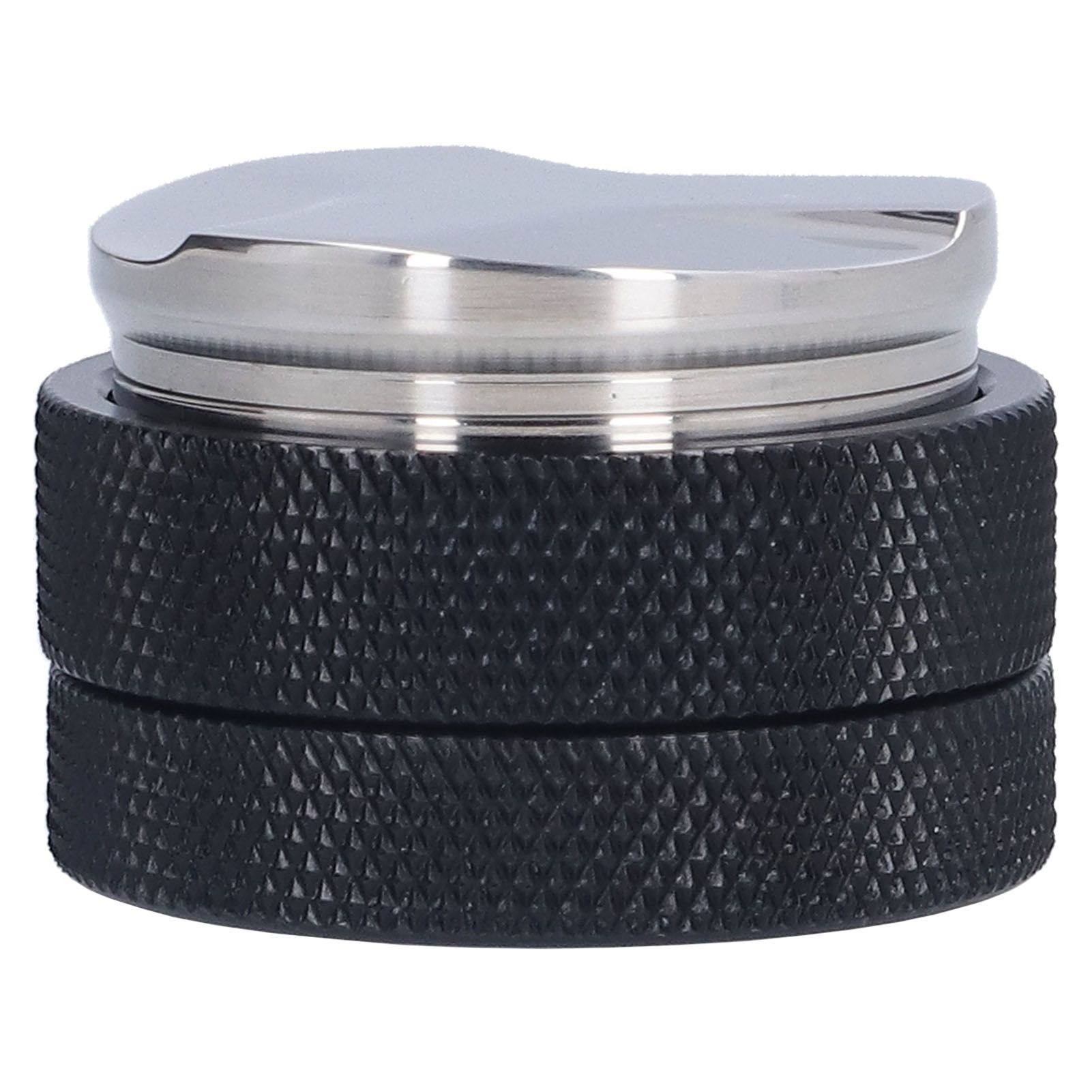 Black Coffee Tamper Stainless Steel Dual Head Coffee Distributor for Home Coffee Shop58MM - Image 1