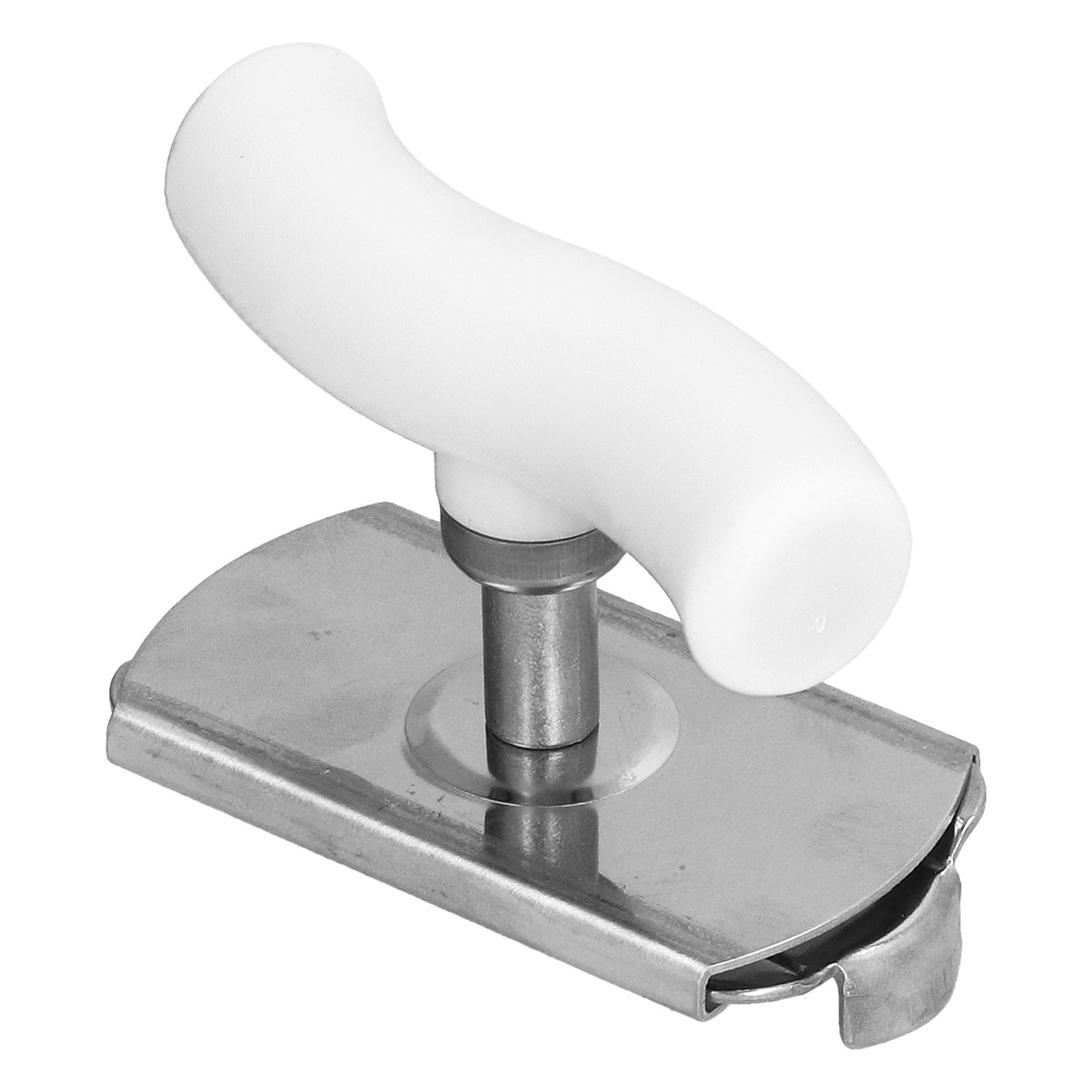 Stainless Steel Can Opener Portable Manual Bottle Opener with Ergonomic Handle Convenient to Use for KitchenWhite - Image 1