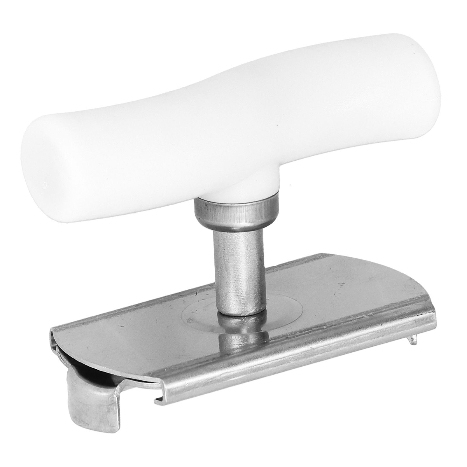Stainless Steel Can Opener Portable Manual Bottle Opener with Ergonomic Handle Convenient to Use for KitchenWhite - Image 3