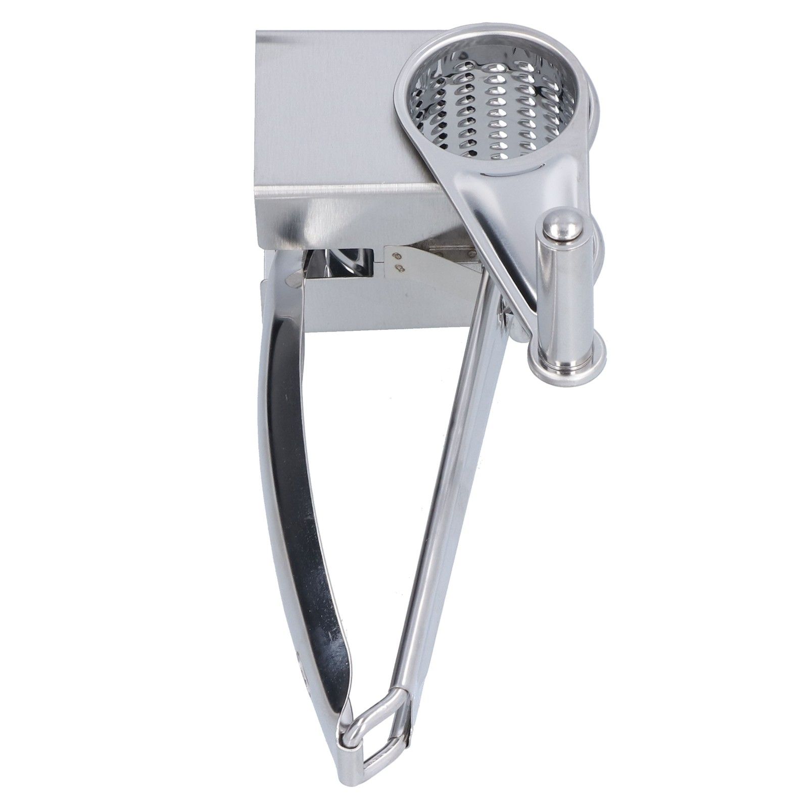 Cheese Grater Handhold Rotarting Stainless Steel Cheese Shredder for Household Chicken Cheese Walnut Nuts - Image 4