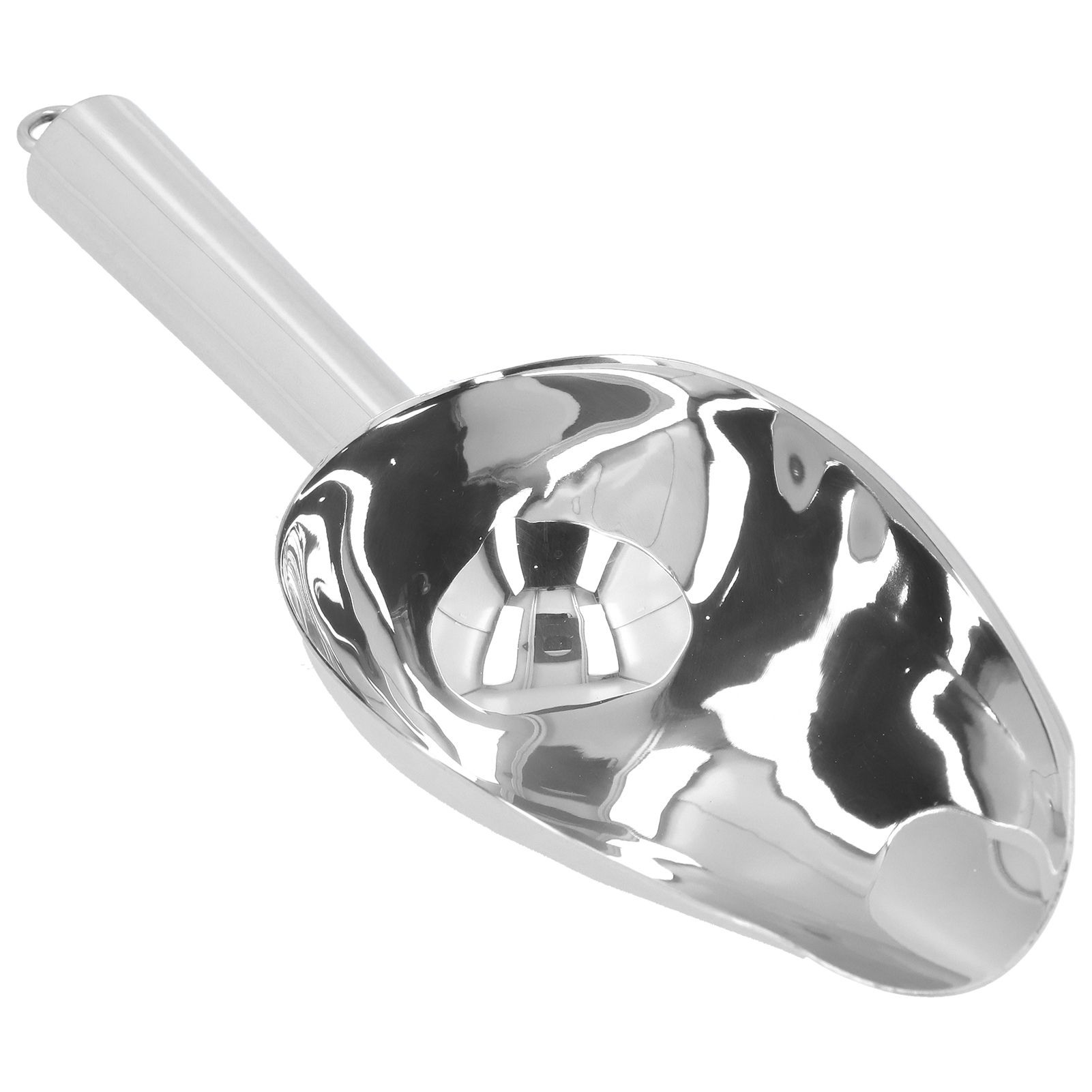 Ice Scooper Stainless Steel U Shaped Sturdy Food Grade Ice Bucket Scoop for Home Hotel Restaurant Stainless Steel Color - Image 6