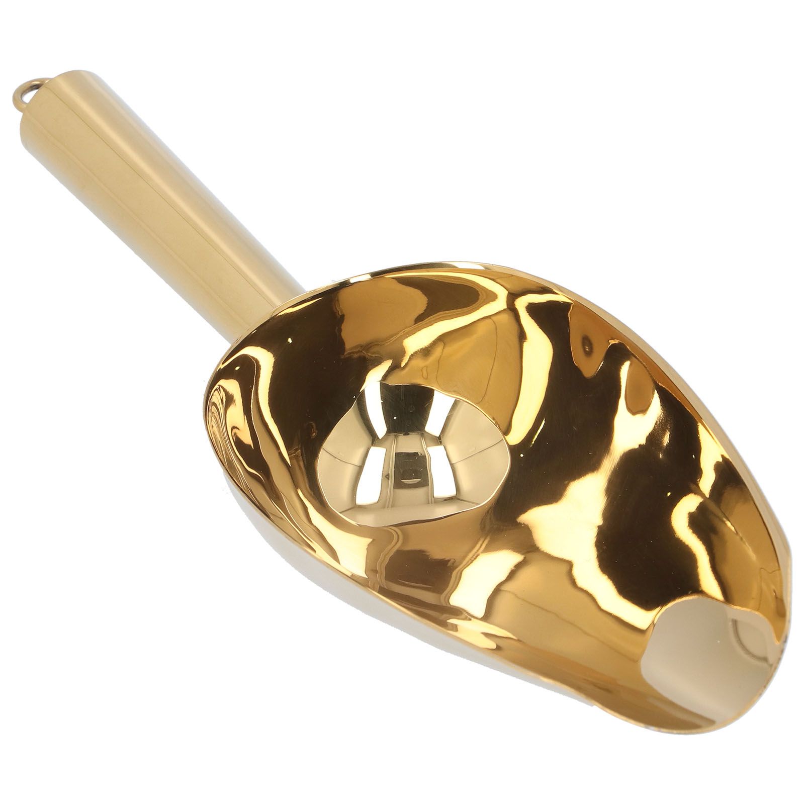 Ice Scooper Stainless Steel U Shaped Sturdy Food Grade Ice Bucket Scoop for Home Hotel Restaurant Gold - Image 6