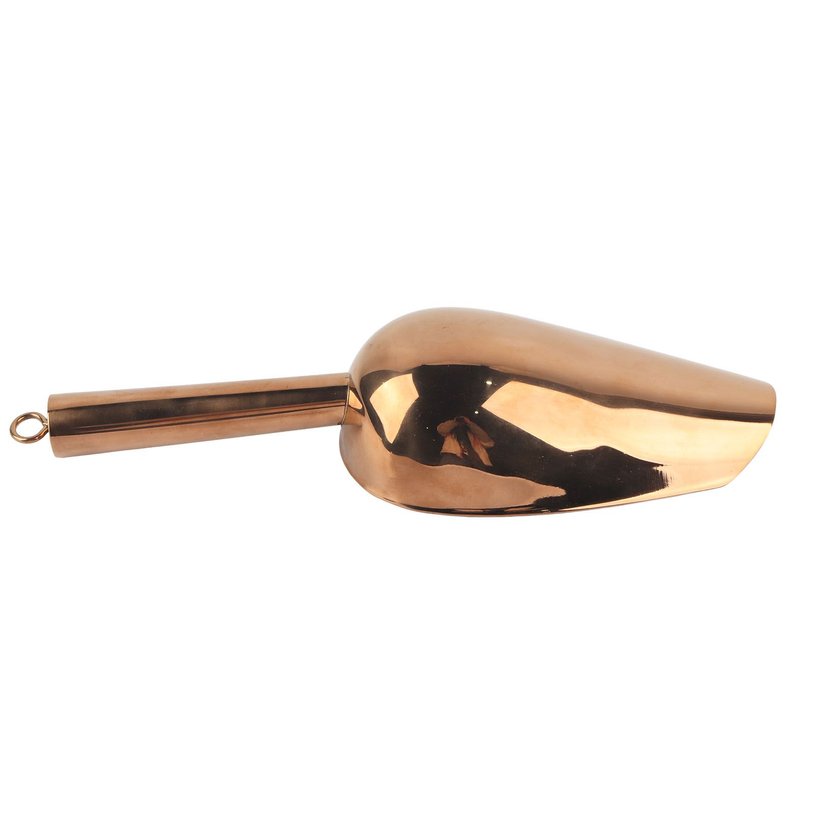 Ice Scooper Stainless Steel U Shaped Sturdy Food Grade Ice Bucket Scoop for Home Hotel Restaurant Rose Gold - Image 2