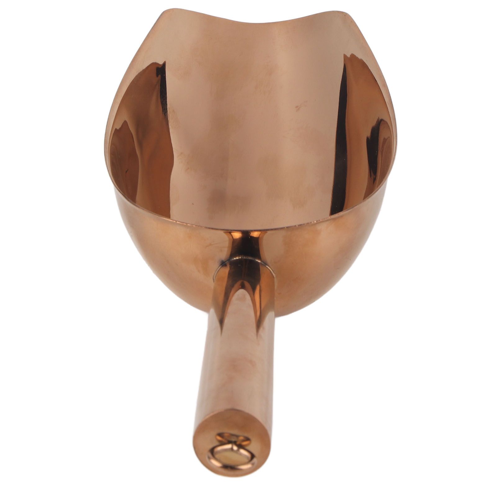 Ice Scooper Stainless Steel U Shaped Sturdy Food Grade Ice Bucket Scoop for Home Hotel Restaurant Rose Gold - Image 6