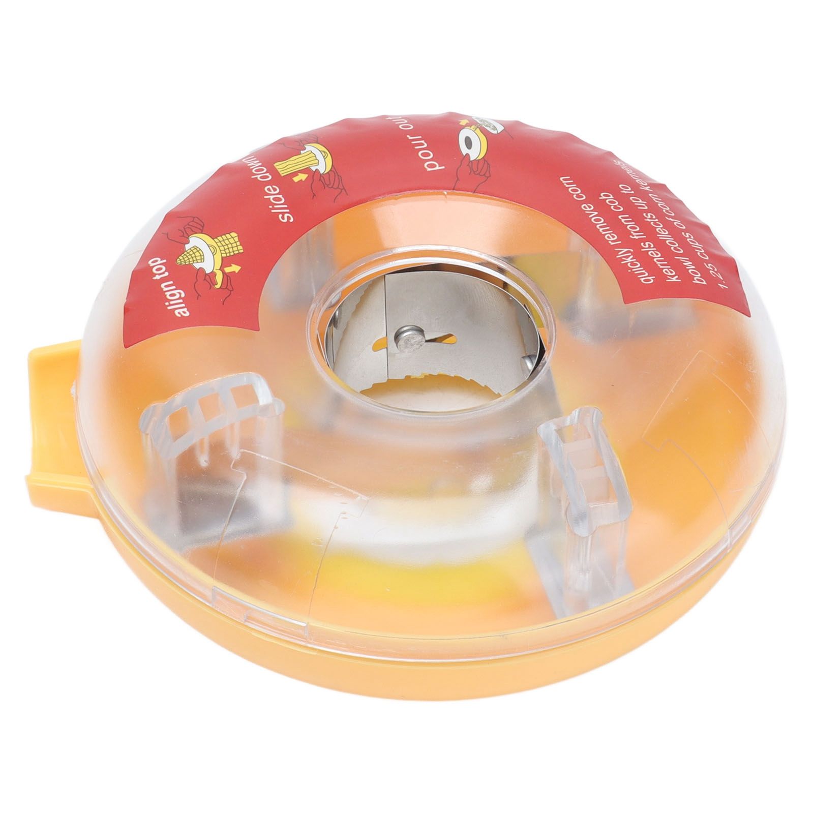 Corn Kerneler Stainless Steel Efficient Small Portable Manual Corn Stripper for Kitchen Home Restaurant - Image 2