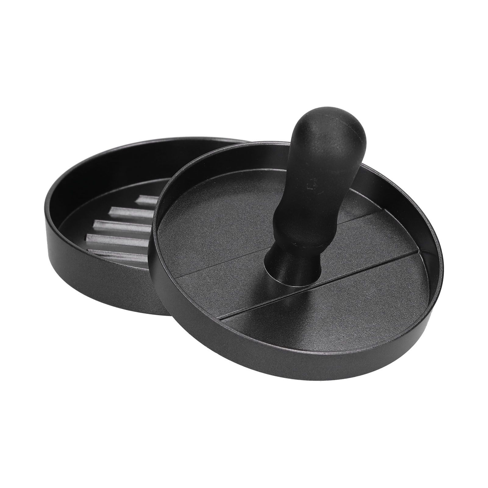 Hamburger Press Round Shape Hamburger Meat Patty Maker Mold Burger Maker Aluminum Alloy Handle - Image 2
