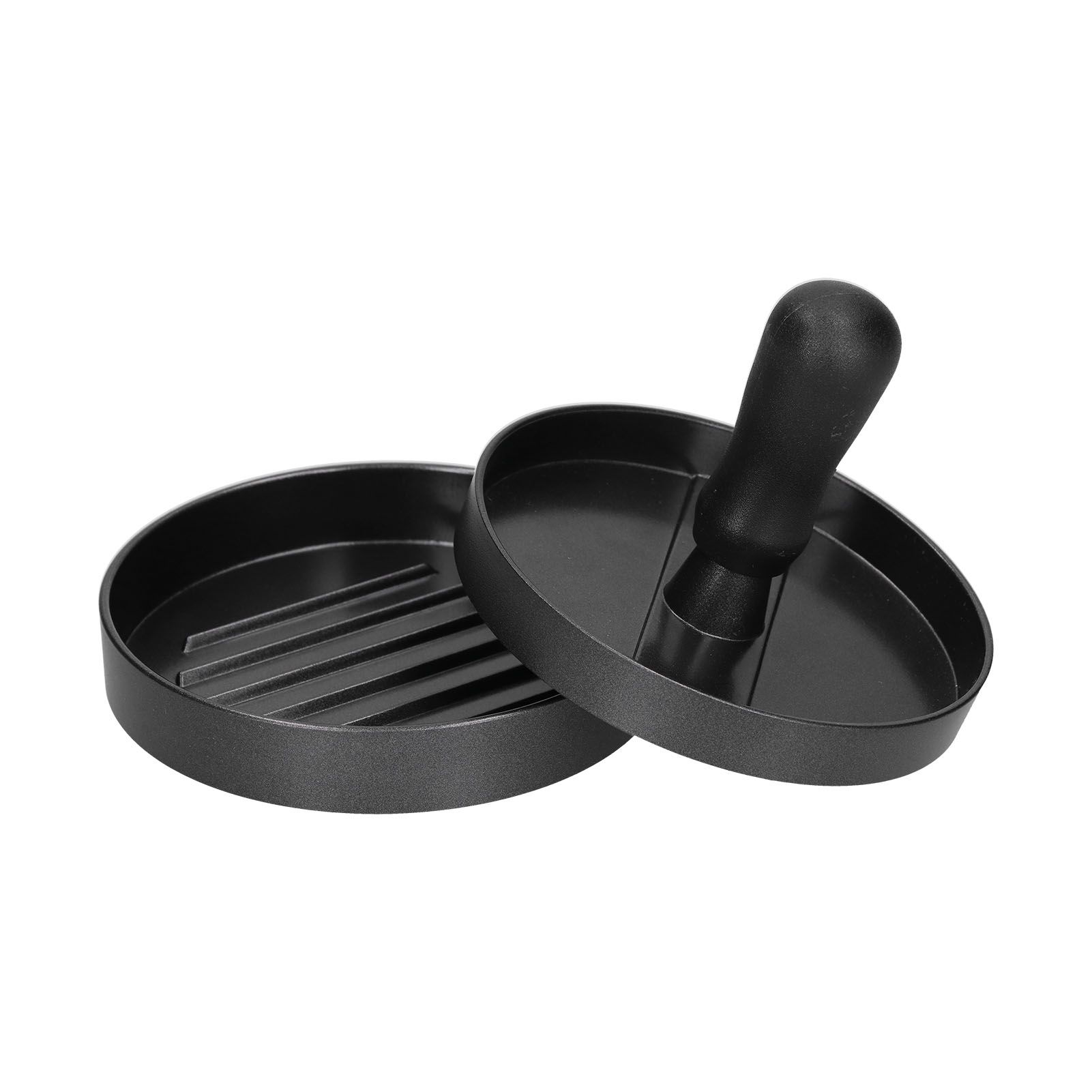 Hamburger Press Round Shape Hamburger Meat Patty Maker Mold Burger Maker Aluminum Alloy Handle - Image 3