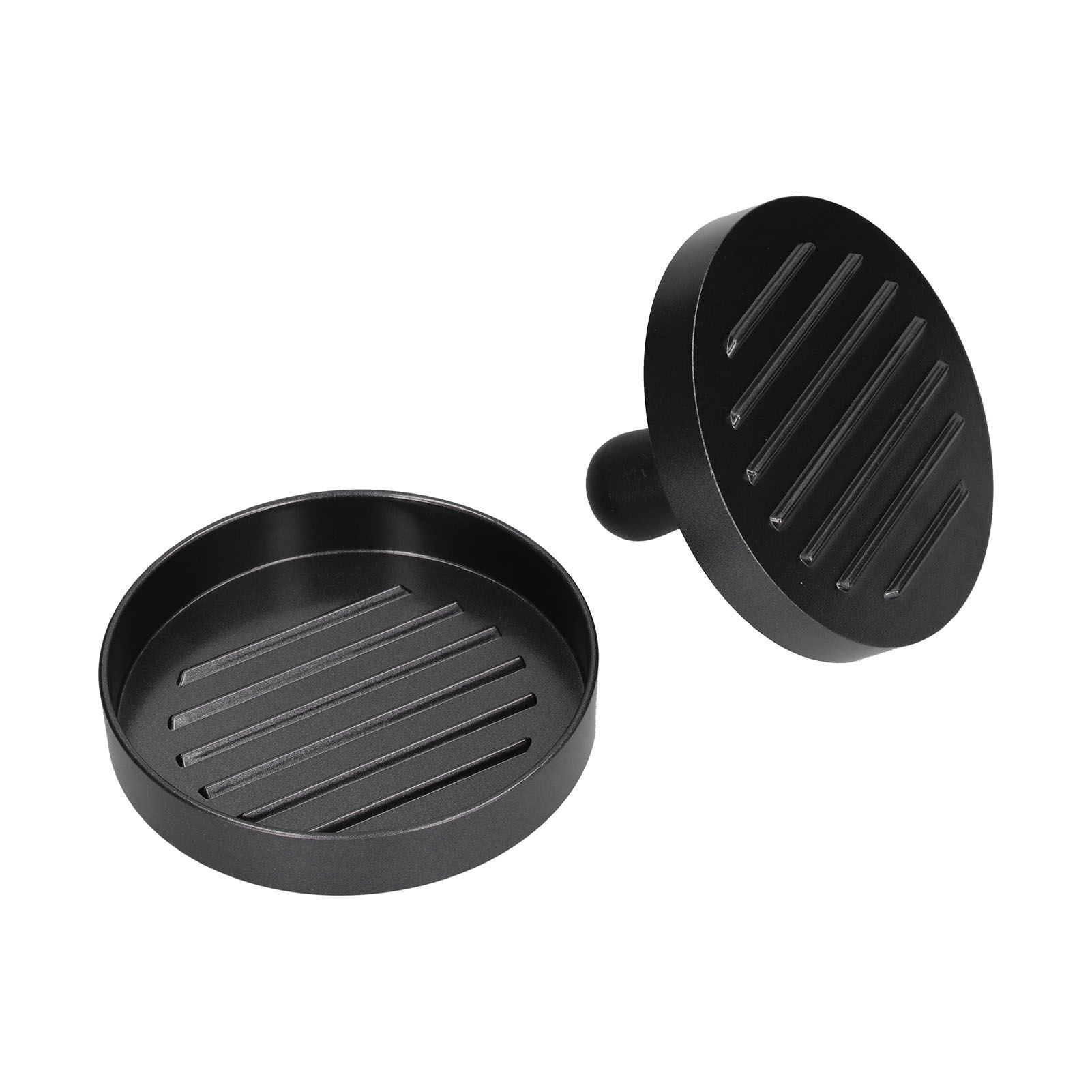 Hamburger Press Round Shape Hamburger Meat Patty Maker Mold Burger Maker Aluminum Alloy Handle - Image 4