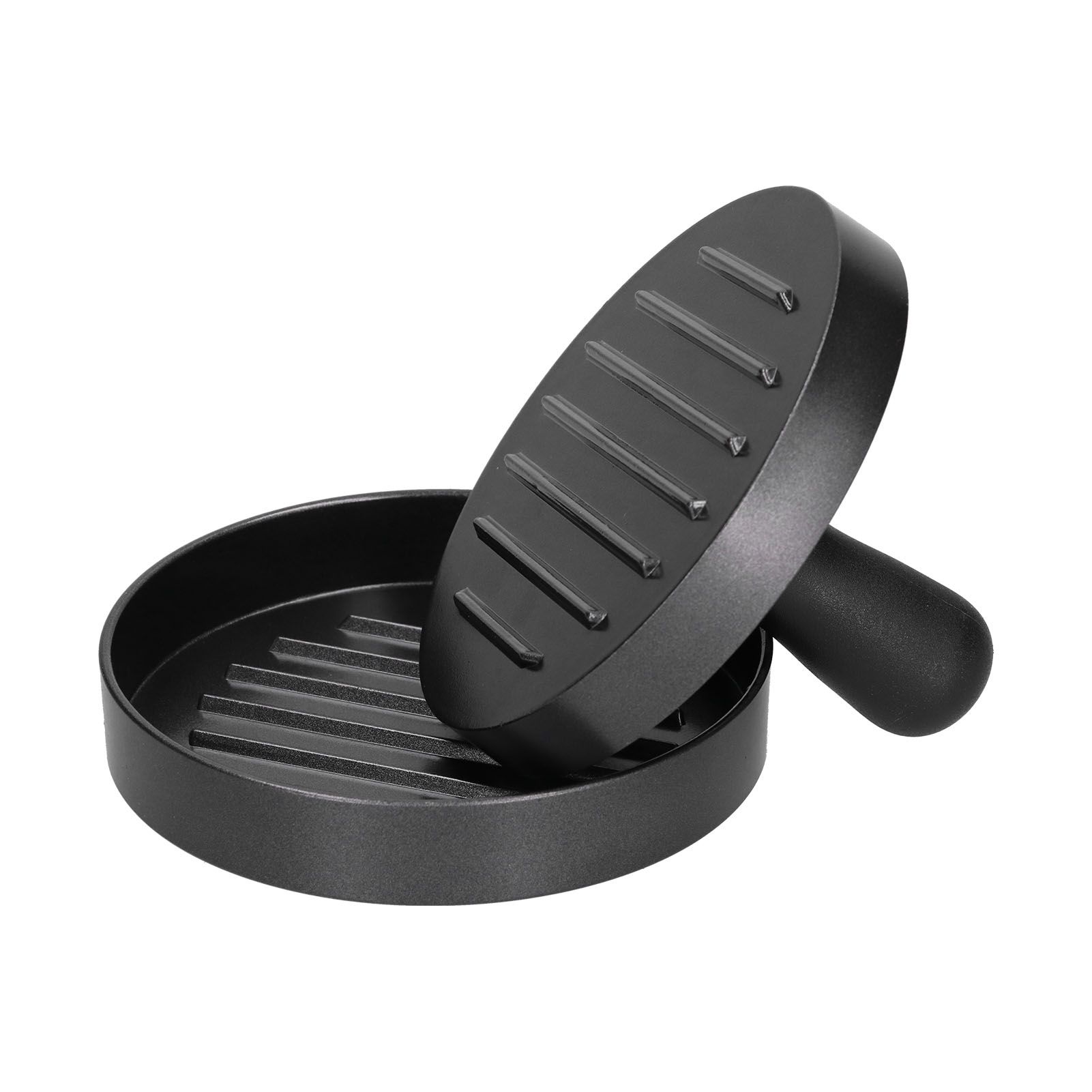 Hamburger Press Round Shape Hamburger Meat Patty Maker Mold Burger Maker Aluminum Alloy Handle - Image 5