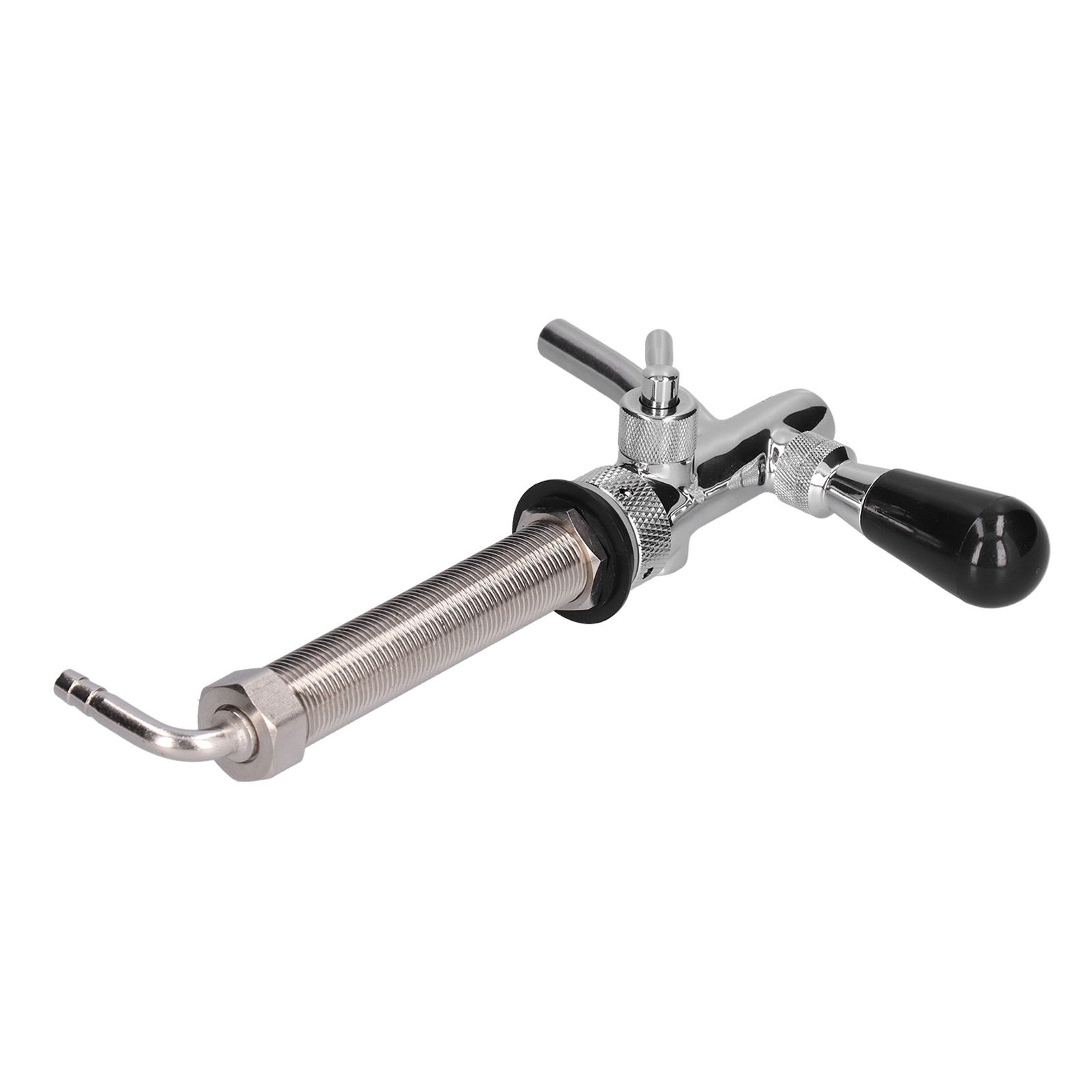 Draft Beer Adjustable Faucet Chrome Plated Stainless Steel G5/8 Shank Beer Tap for Home Brewing - Image 2