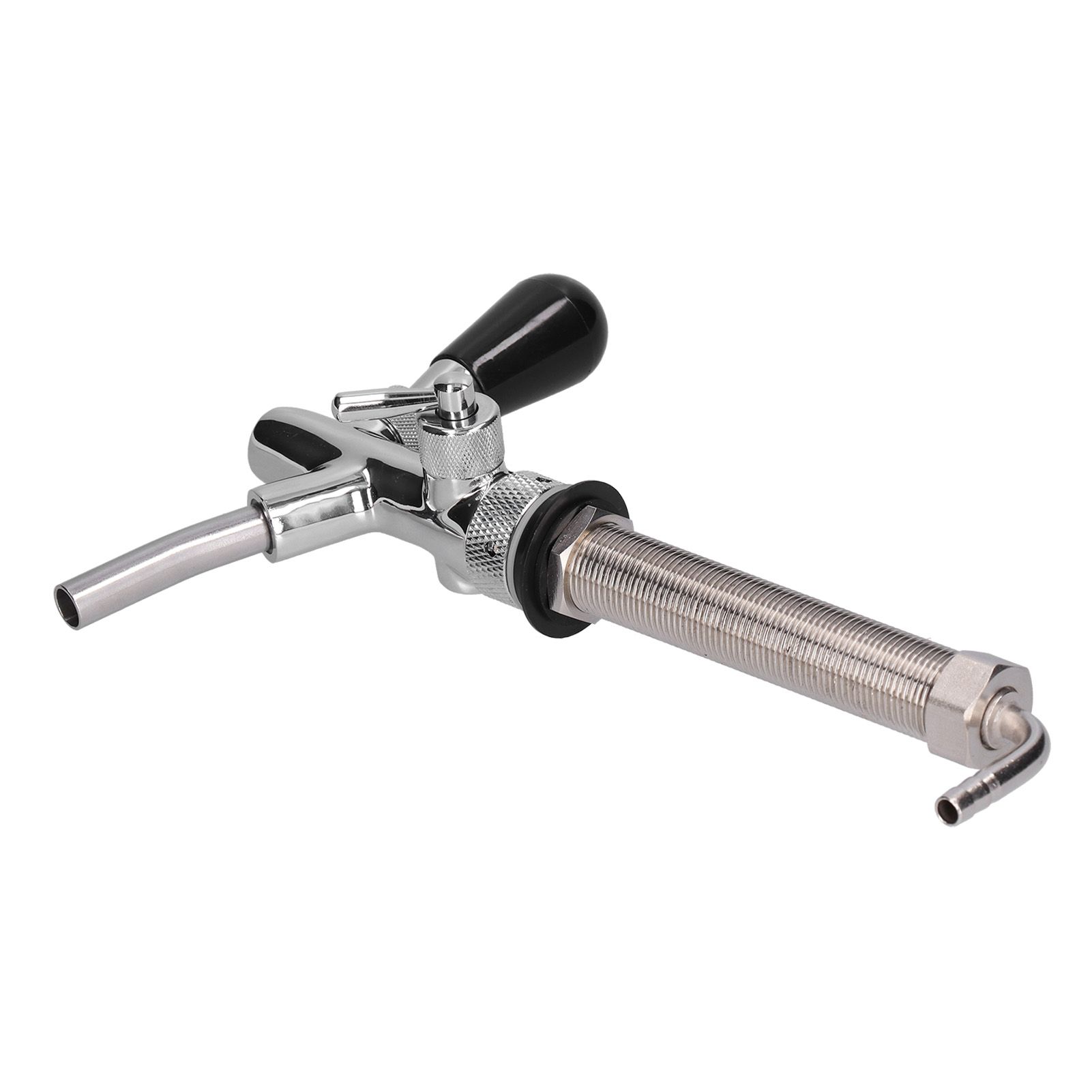 Draft Beer Adjustable Faucet Chrome Plated Stainless Steel G5/8 Shank Beer Tap for Home Brewing - Image 3