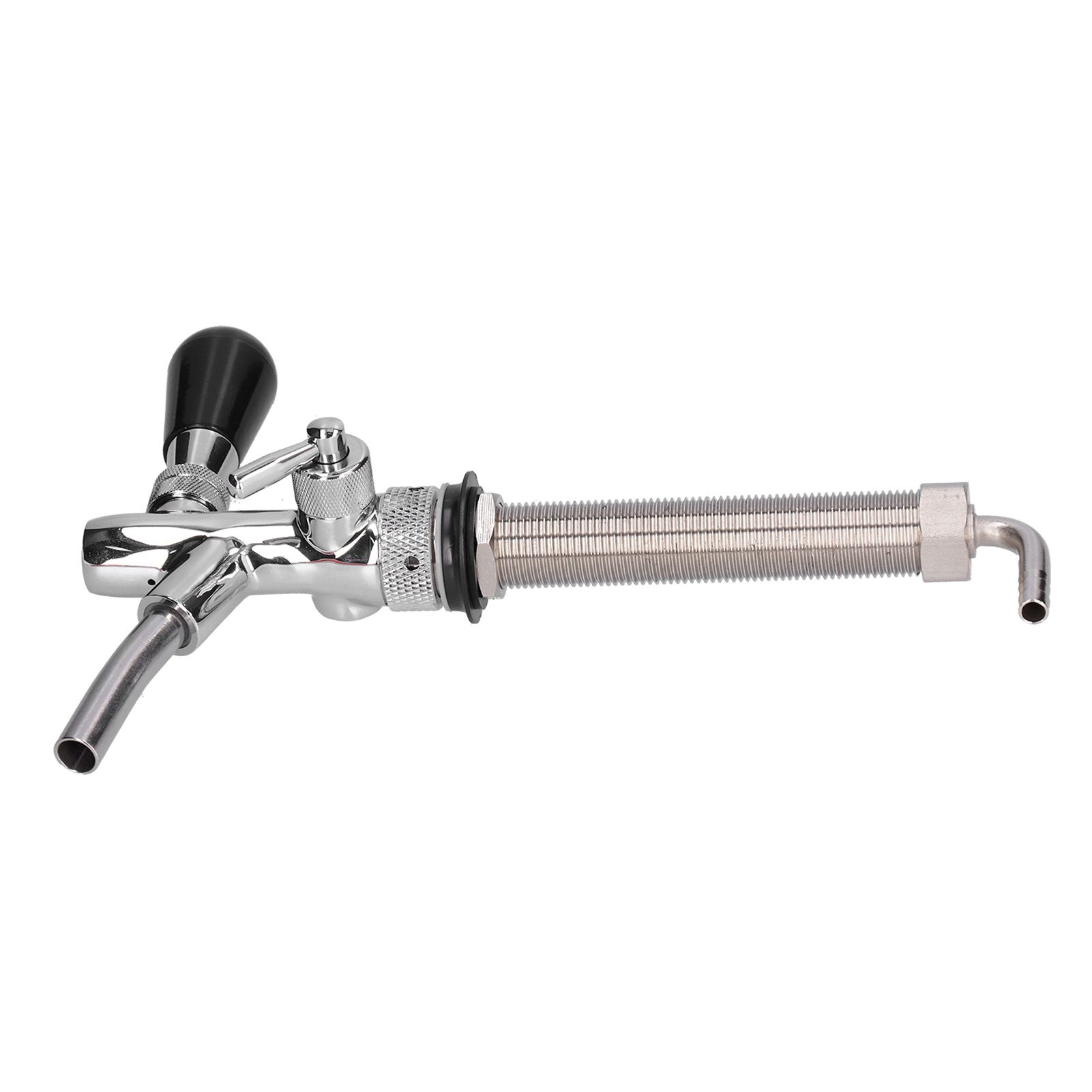 Draft Beer Adjustable Faucet Chrome Plated Stainless Steel G5/8 Shank Beer Tap for Home Brewing - Image 4
