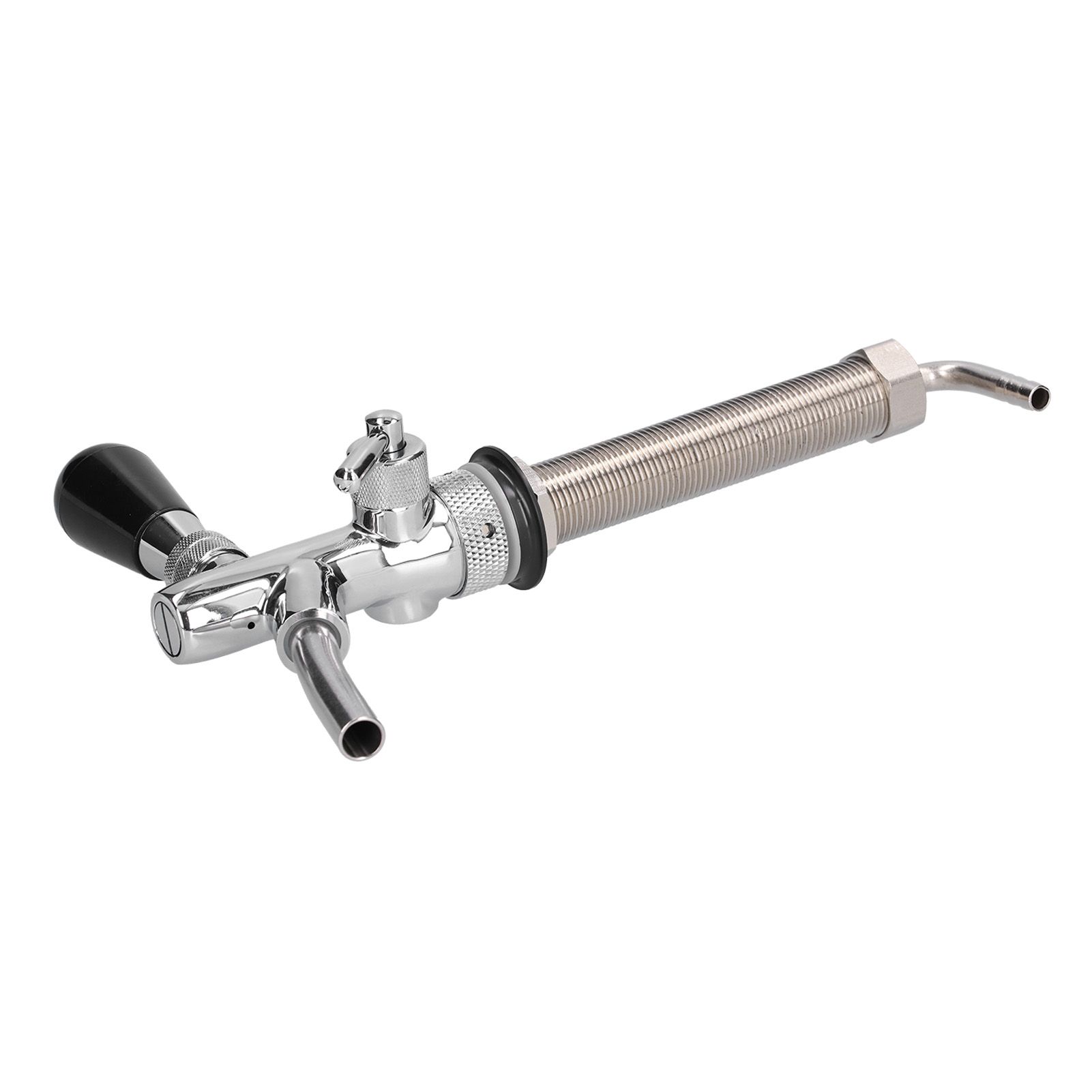 Draft Beer Adjustable Faucet Chrome Plated Stainless Steel G5/8 Shank Beer Tap for Home Brewing - Image 6