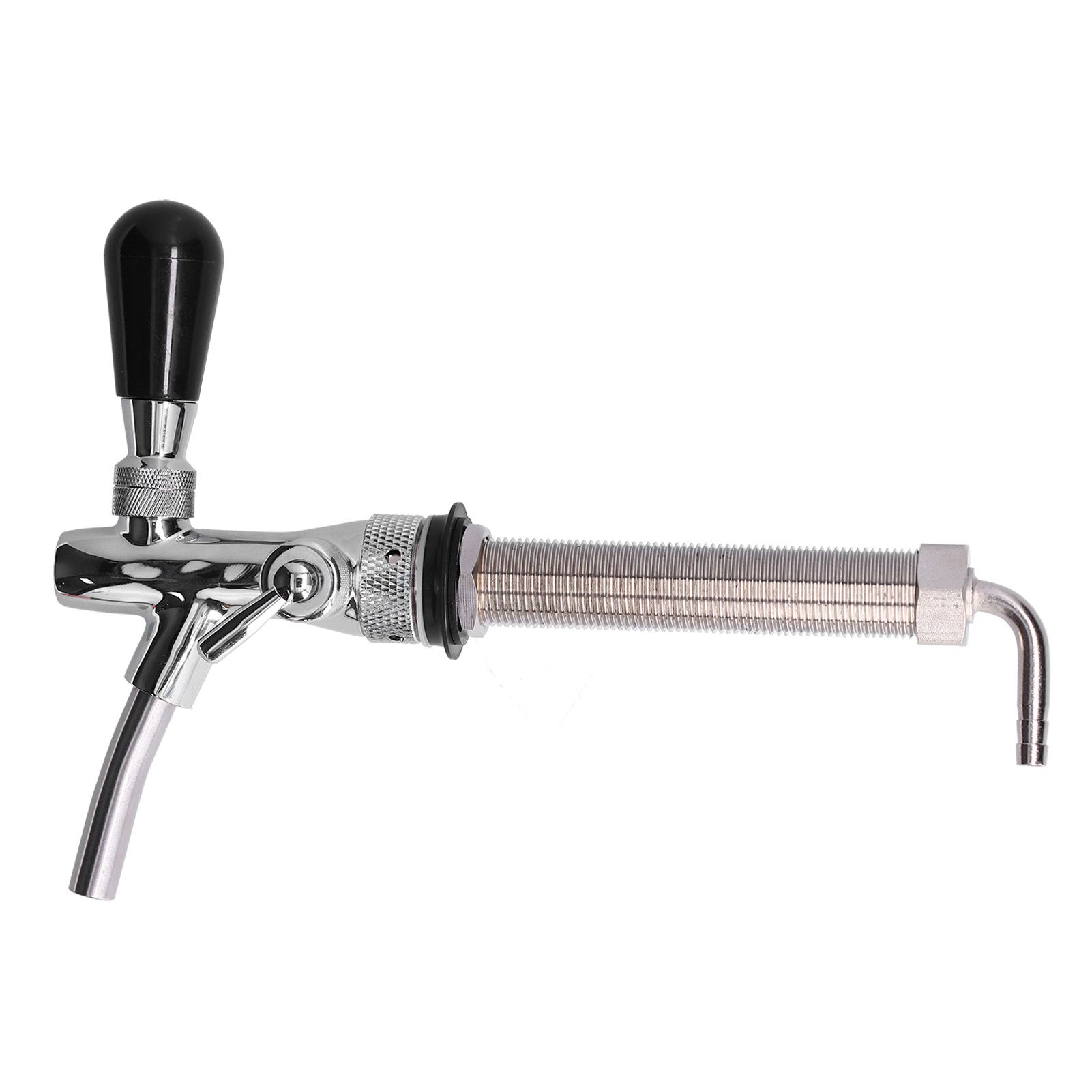 Draft Beer Adjustable Faucet Chrome Plated Stainless Steel G5/8 Shank Beer Tap for Home Brewing - Image 7