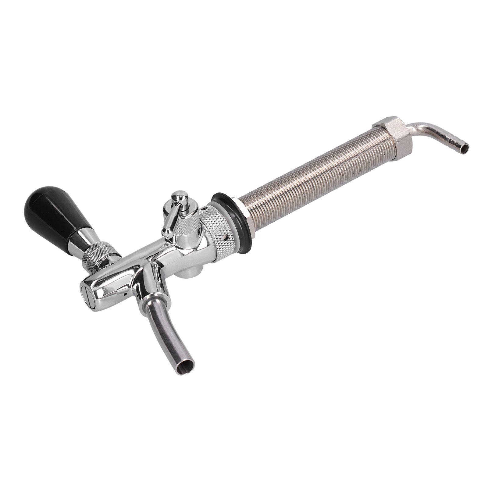 Draft Beer Adjustable Faucet Chrome Plated Stainless Steel G5/8 Shank Beer Tap for Home Brewing - Image 8