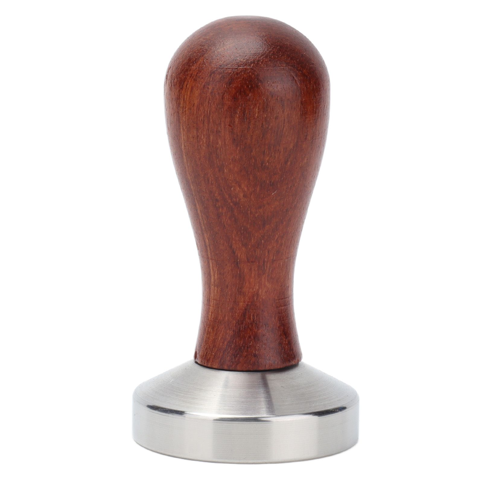 53mm Coffee Tamper with Wooden Handle Stainless Steel Coffee Powder Hammer for Restaurant - Image 1