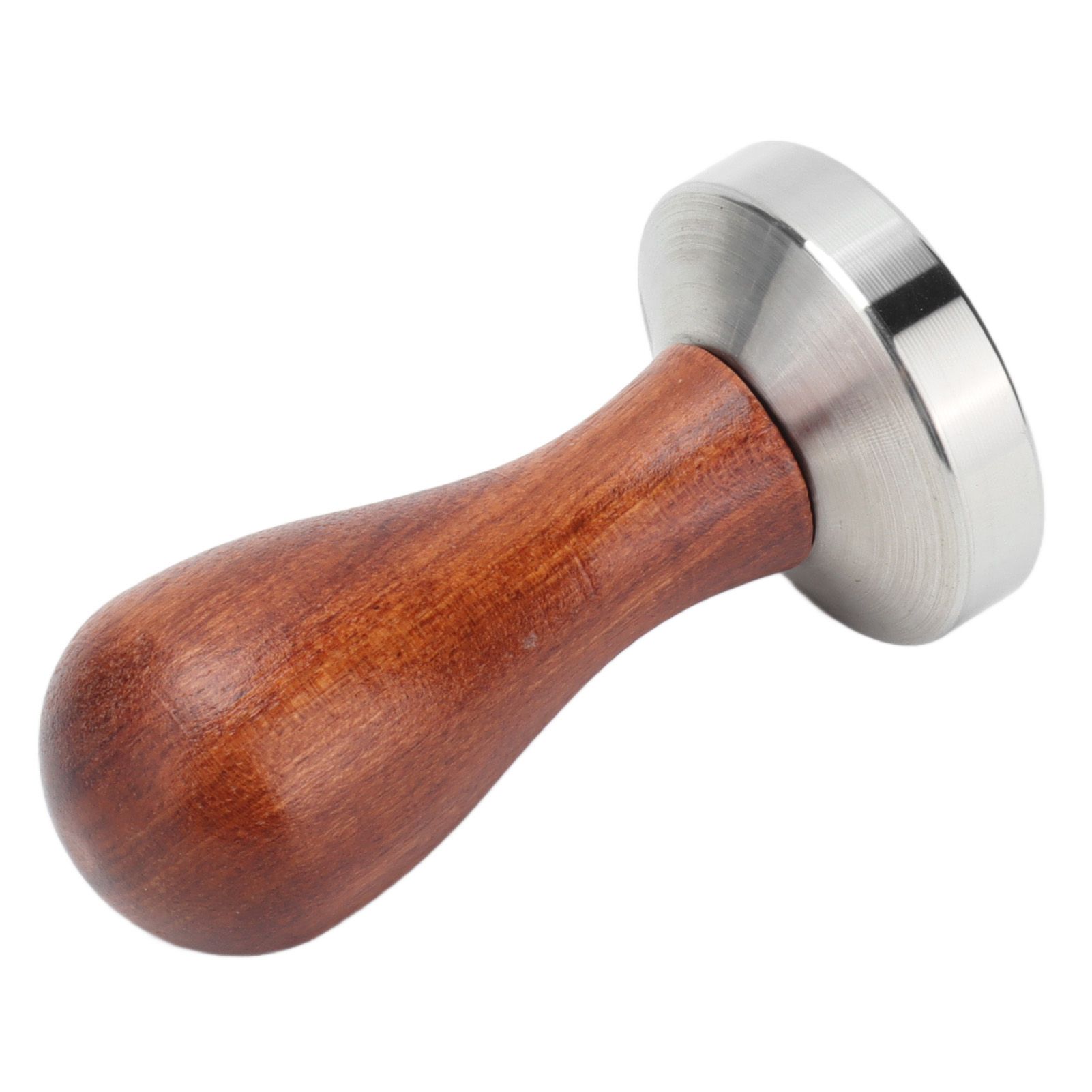 53mm Coffee Tamper with Wooden Handle Stainless Steel Coffee Powder Hammer for Restaurant - Image 3