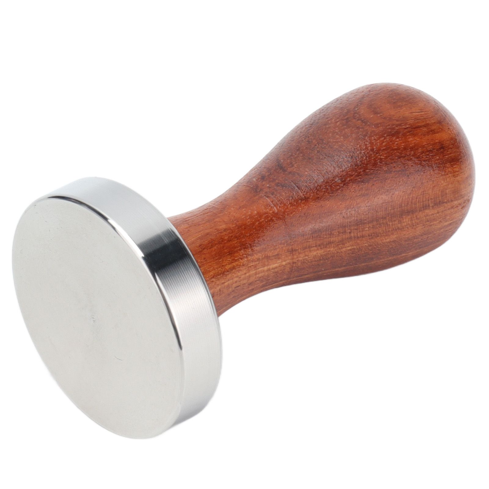 53mm Coffee Tamper with Wooden Handle Stainless Steel Coffee Powder Hammer for Restaurant - Image 7