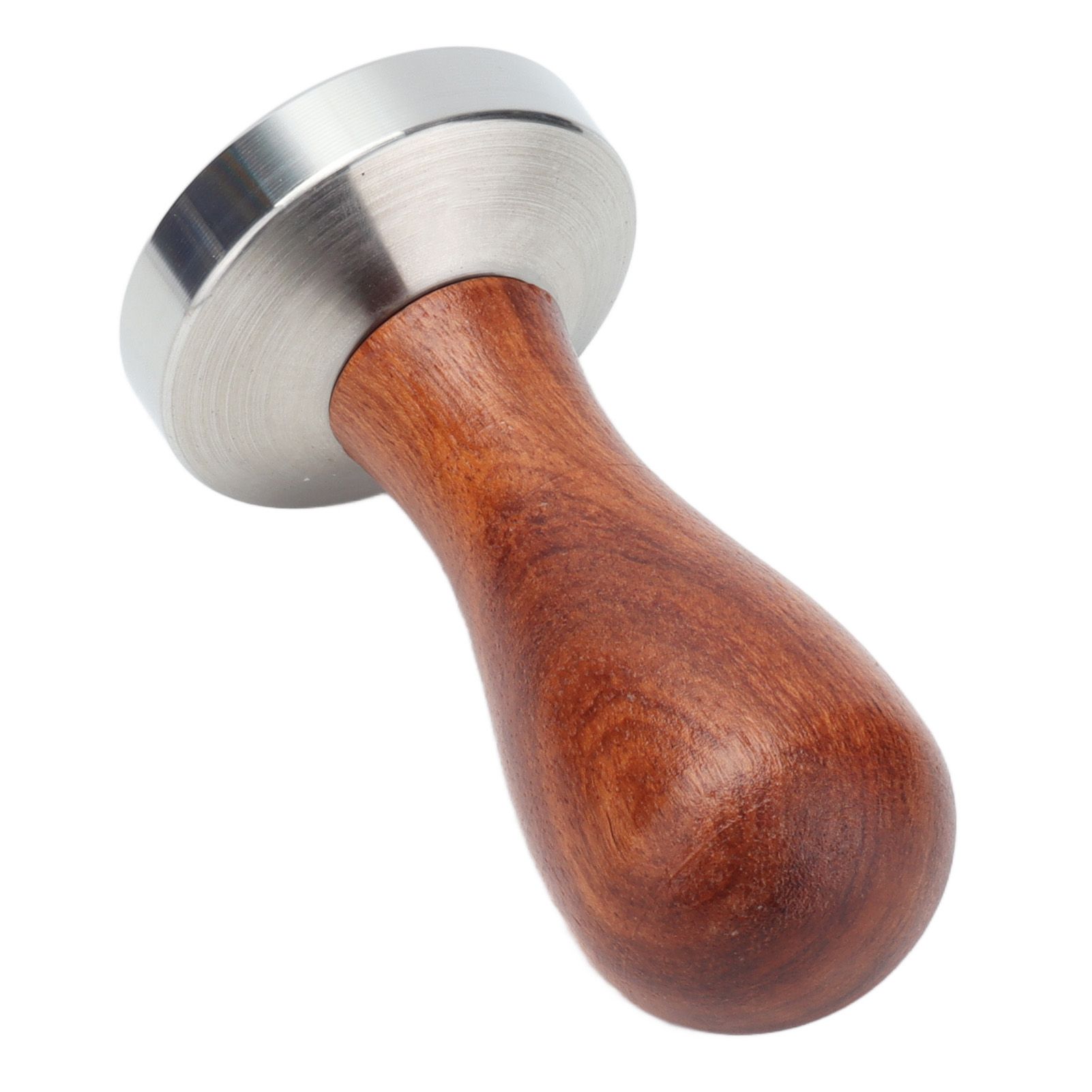 53mm Coffee Tamper with Wooden Handle Stainless Steel Coffee Powder Hammer for Restaurant - Image 8