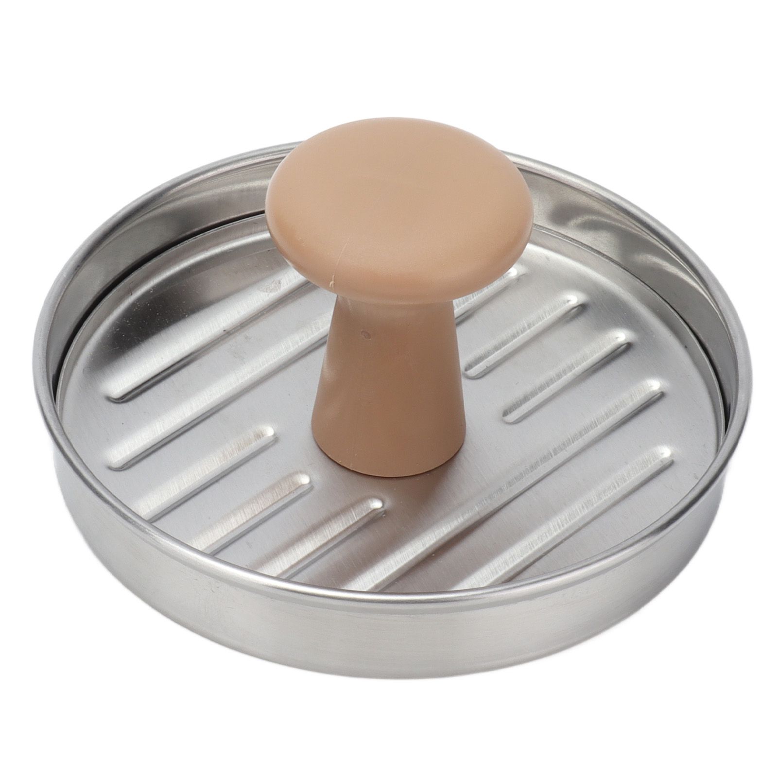Hamburger Meat Press Stainless Steel Burger Making Tool with Plastic Handle Patty Maker Mold - Image 5