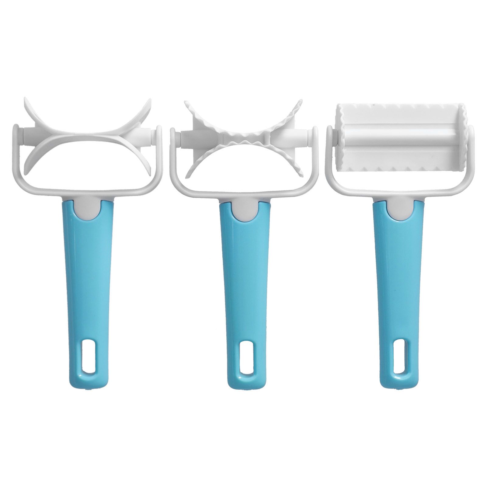 3Pcs/Set DIY Dough Cutter Roller Baking Accessory for Wonton Biscuit Cookies Dumpling Cake Making - Image 1