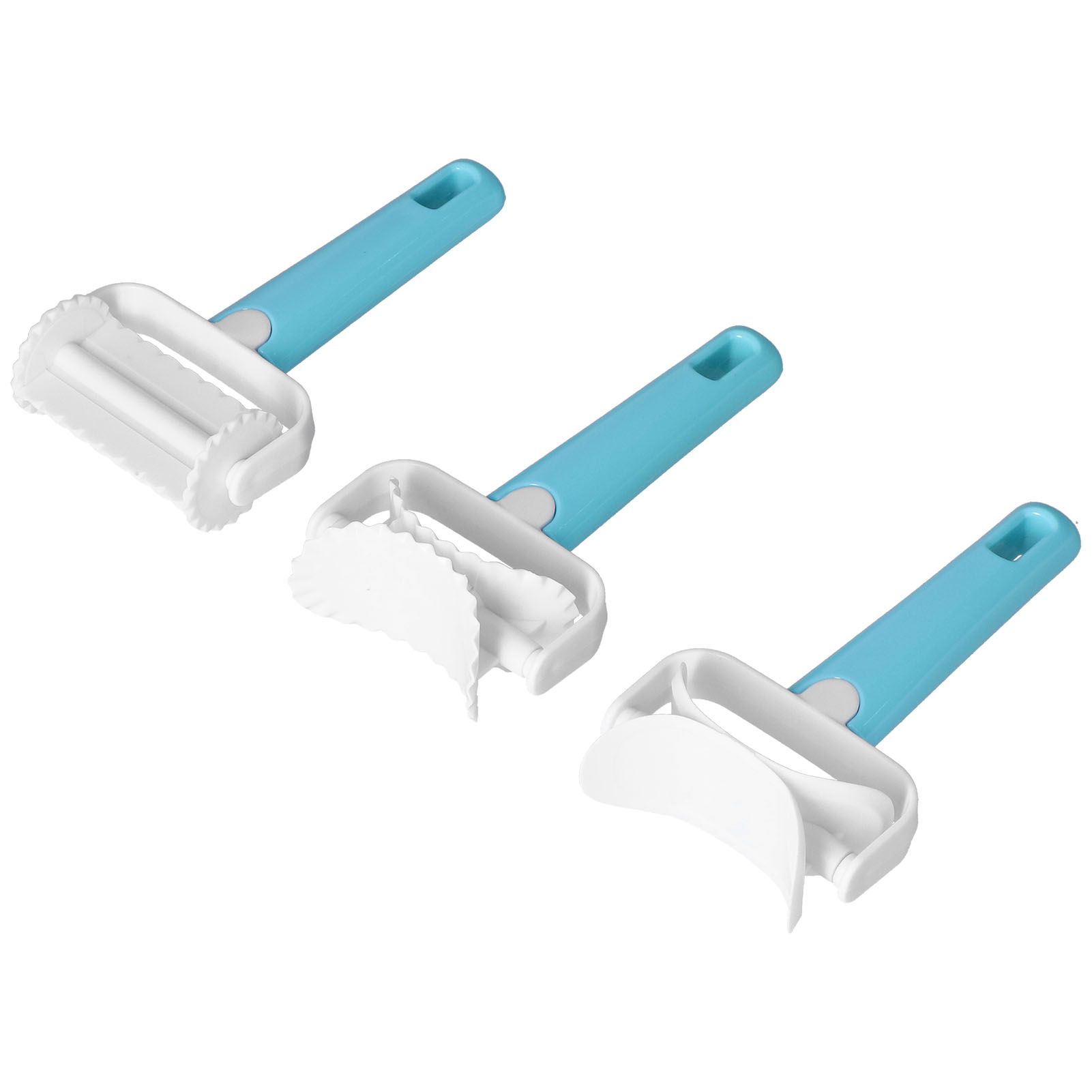 3Pcs/Set DIY Dough Cutter Roller Baking Accessory for Wonton Biscuit Cookies Dumpling Cake Making - Image 5