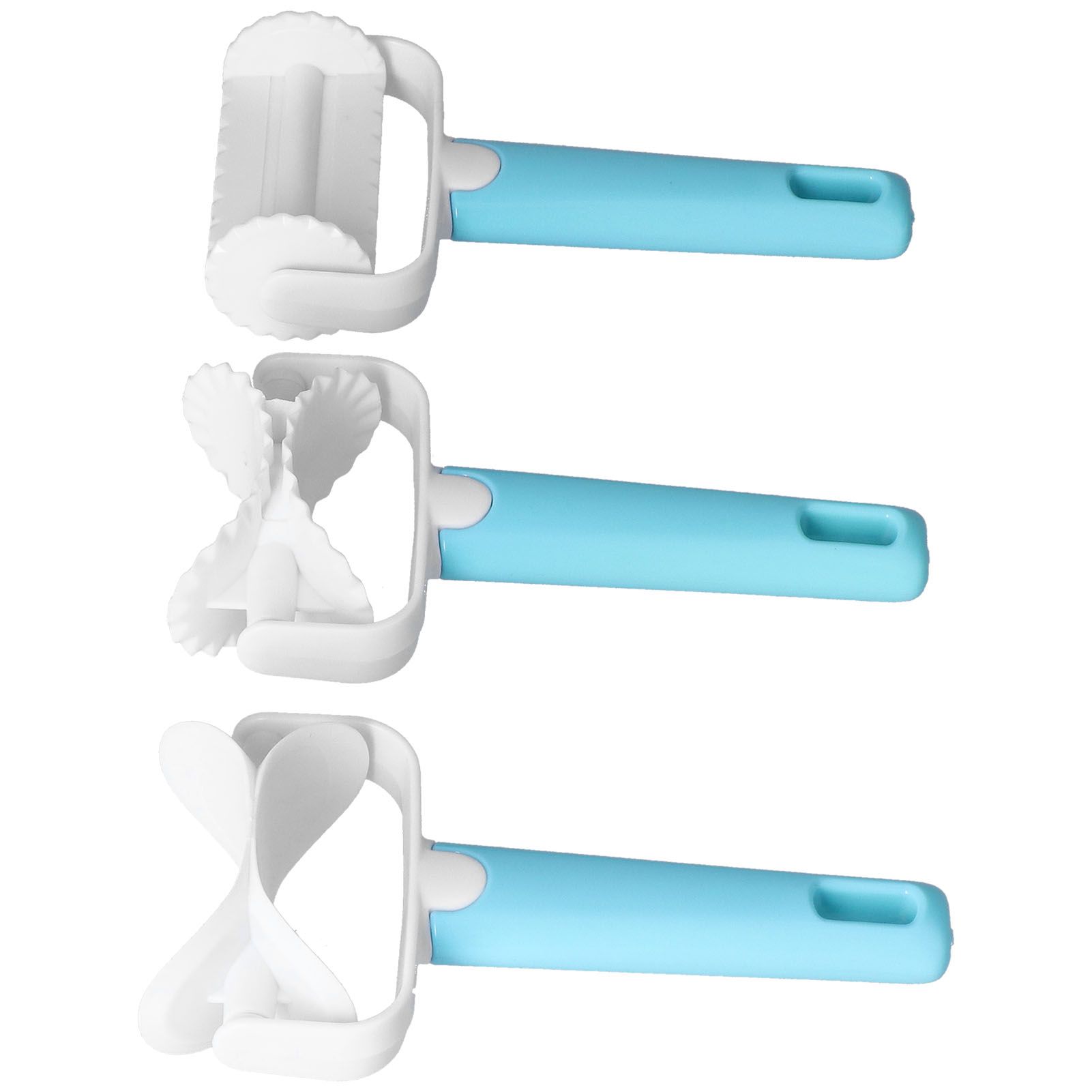 3Pcs/Set DIY Dough Cutter Roller Baking Accessory for Wonton Biscuit Cookies Dumpling Cake Making - Image 6
