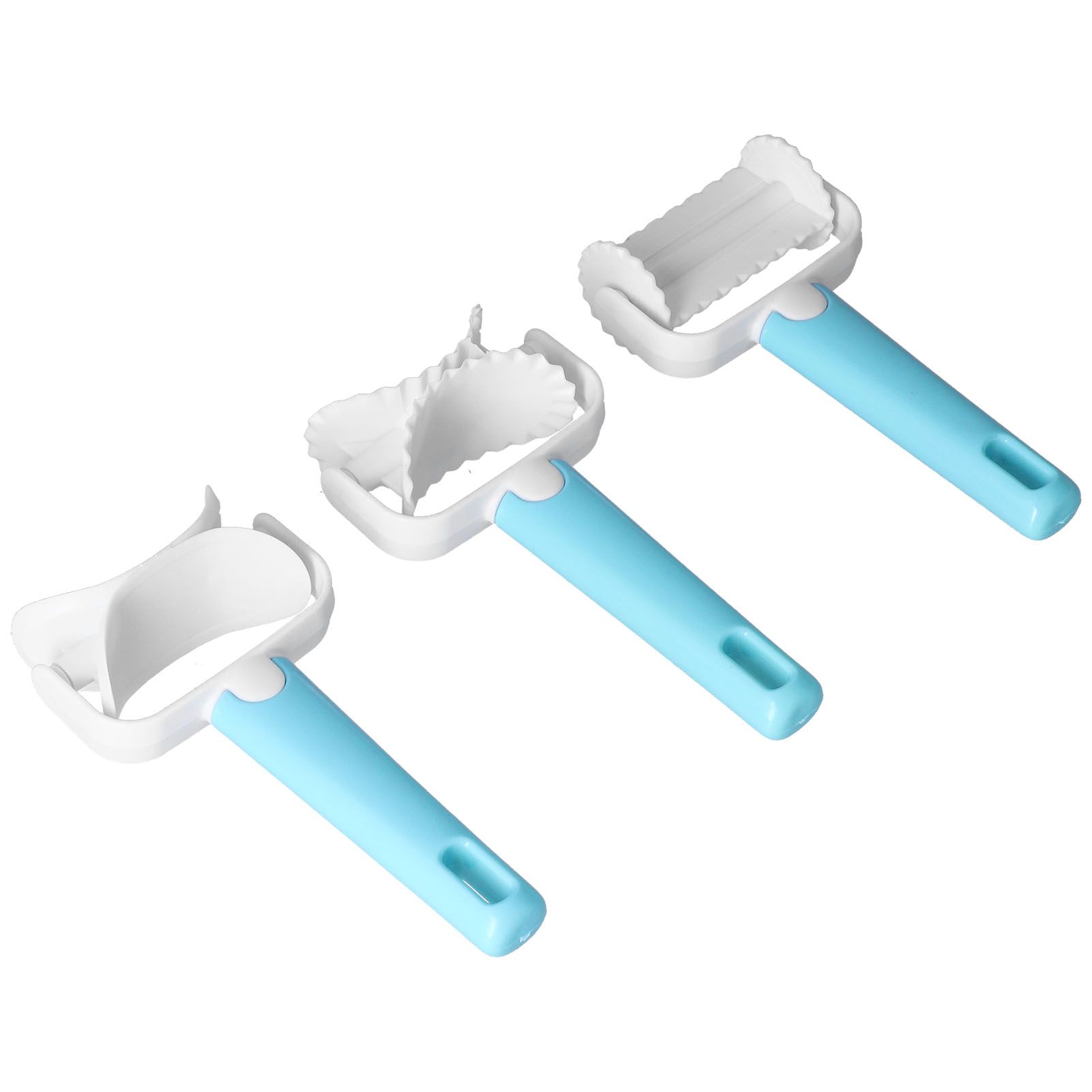 3Pcs/Set DIY Dough Cutter Roller Baking Accessory for Wonton Biscuit Cookies Dumpling Cake Making - Image 7