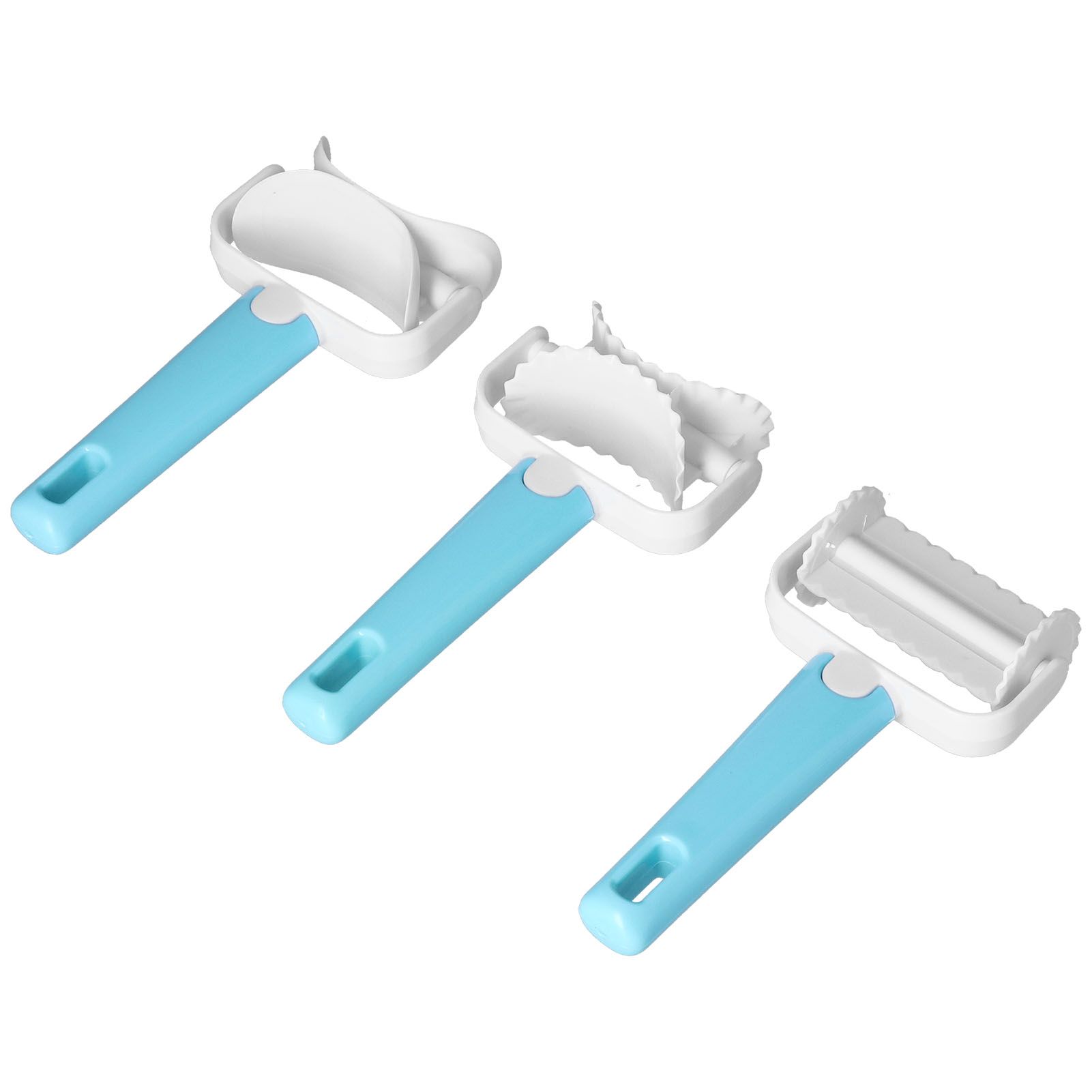 3Pcs/Set DIY Dough Cutter Roller Baking Accessory for Wonton Biscuit Cookies Dumpling Cake Making - Image 8