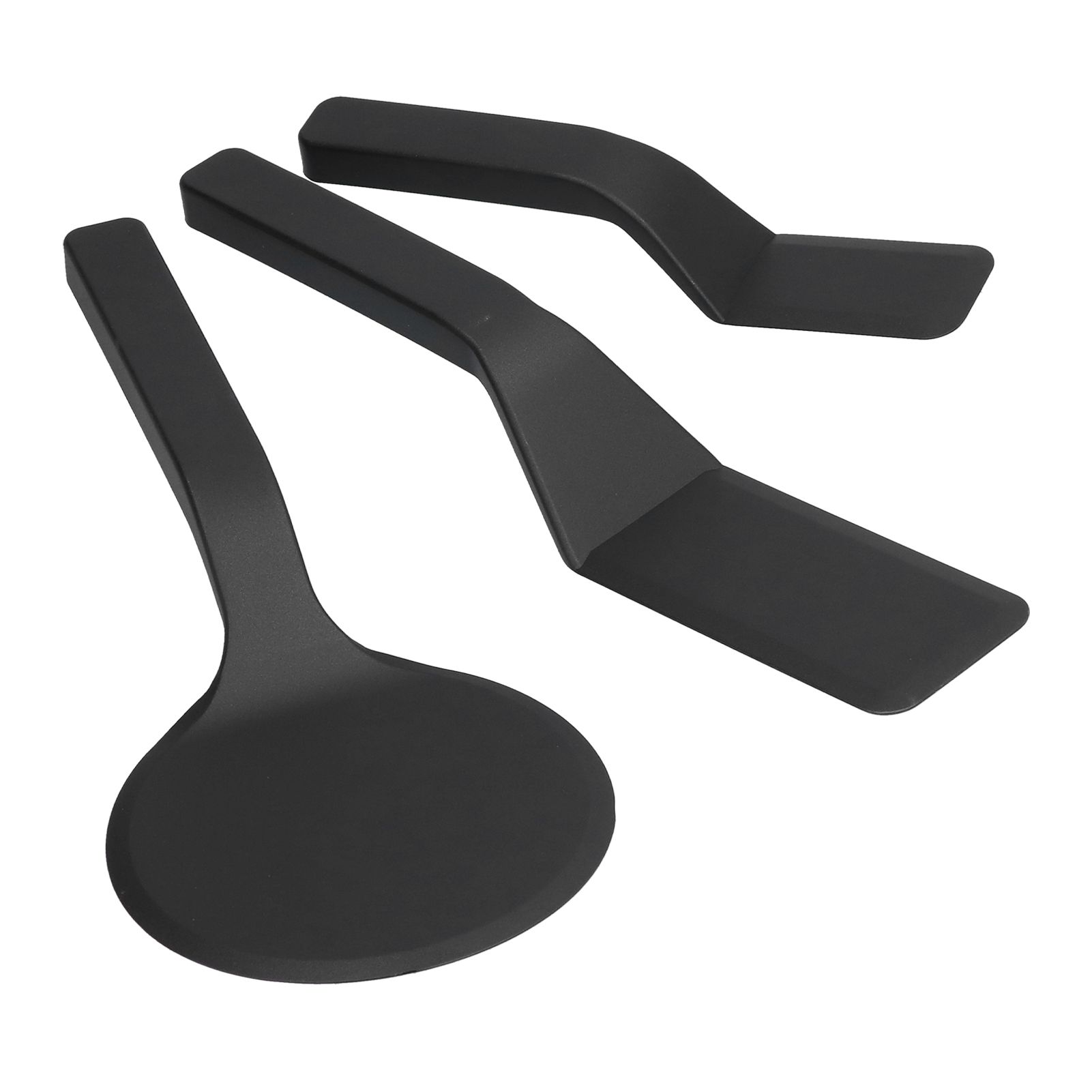 3Pcs Spatula Set Nylon Scraper with Beveled Edge Kitchen Utensils For Frying Egg Bread Muffins - Image 6