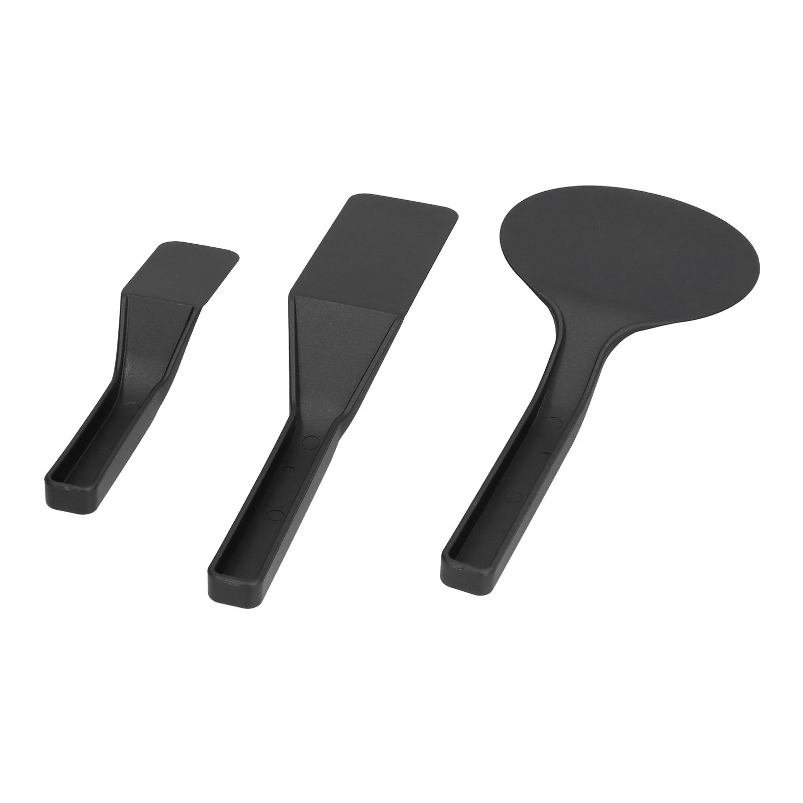 3Pcs Spatula Set Nylon Scraper with Beveled Edge Kitchen Utensils For Frying Egg Bread Muffins - Image 7