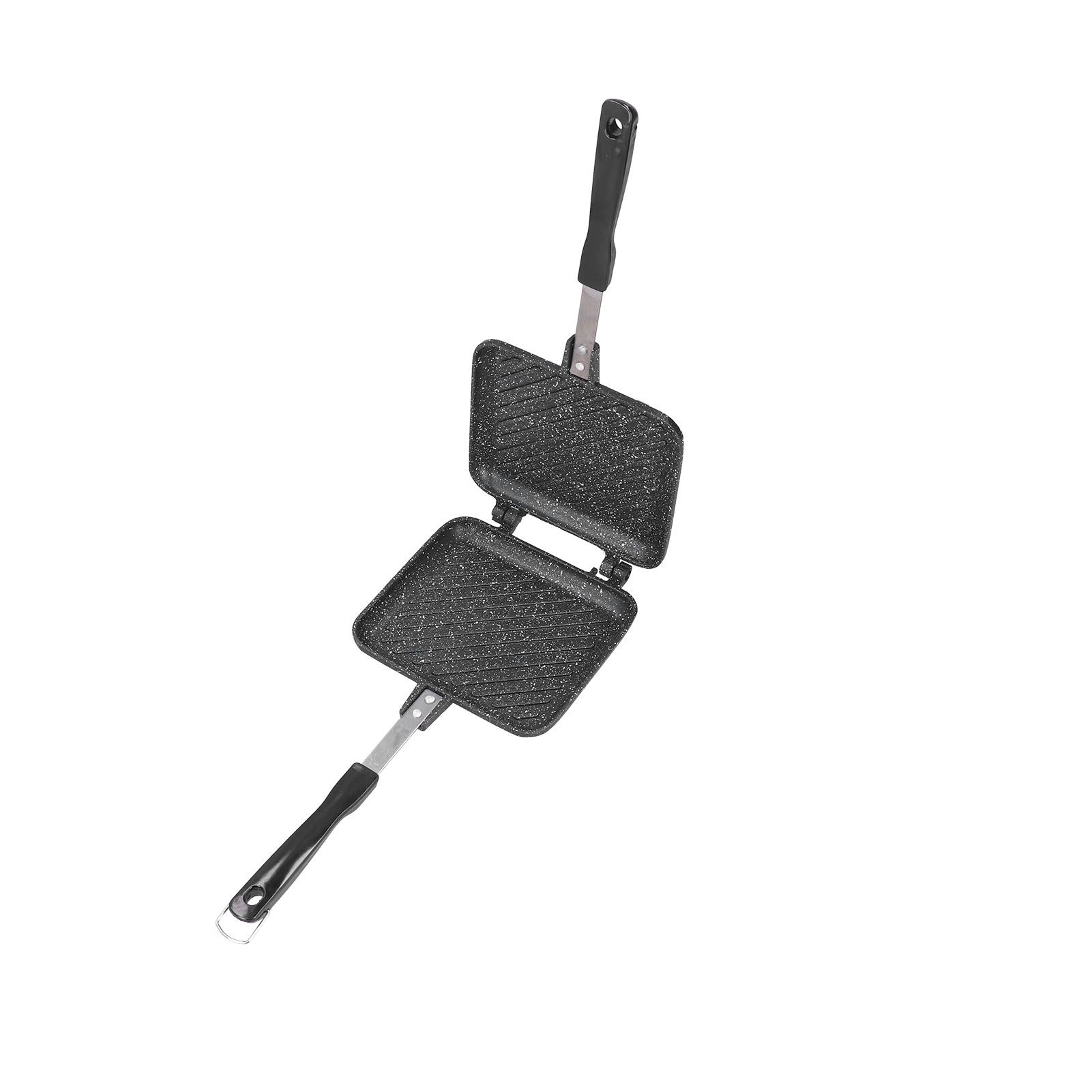 Sandwich Bread Pan Double Sided Frying Pan Non Stick Aluminum Breakfast Pancake Pan for Kitchen - Image 6