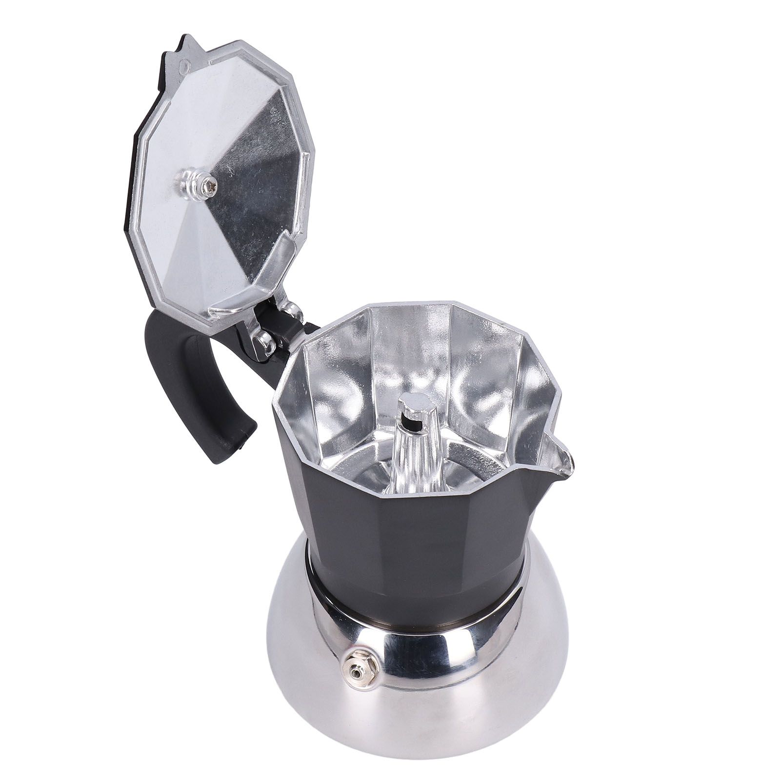 Coffee Pot Easy Clean Operation Widely Used Aluminum Stainless Steel Compact Size Coffee Maker300ml - Image 3