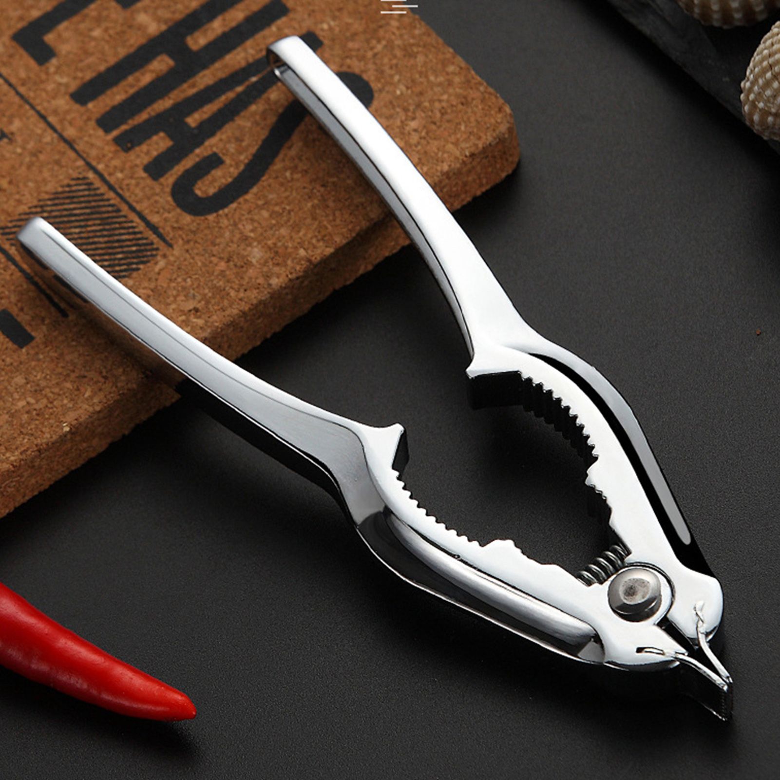 Blood Clam Opener Crab Pliers Nut Cracker Multi Functional Tool for Kitchen Shellfish Food - Image 4