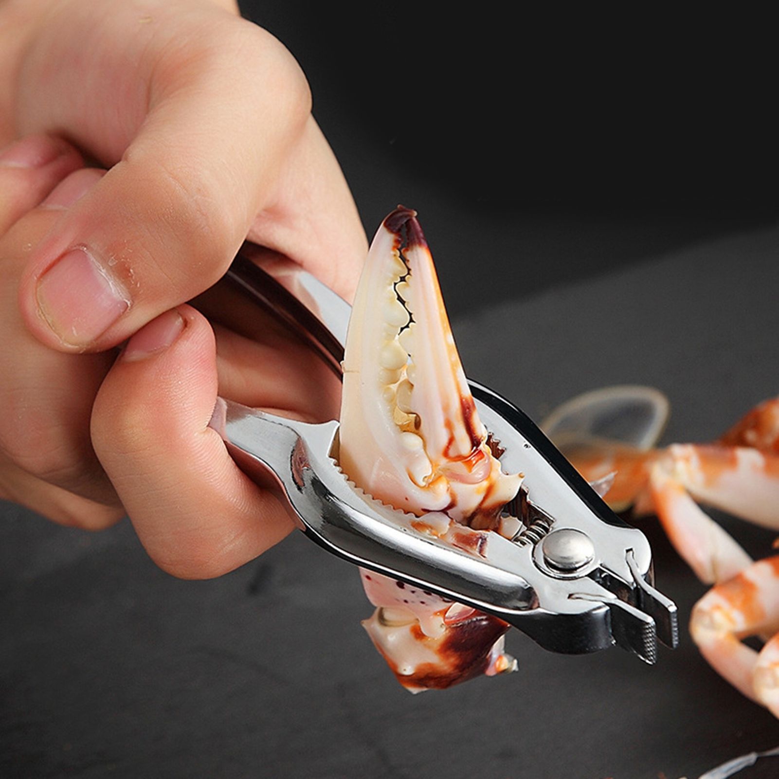 Blood Clam Opener Crab Pliers Nut Cracker Multi Functional Tool for Kitchen Shellfish Food - Image 6