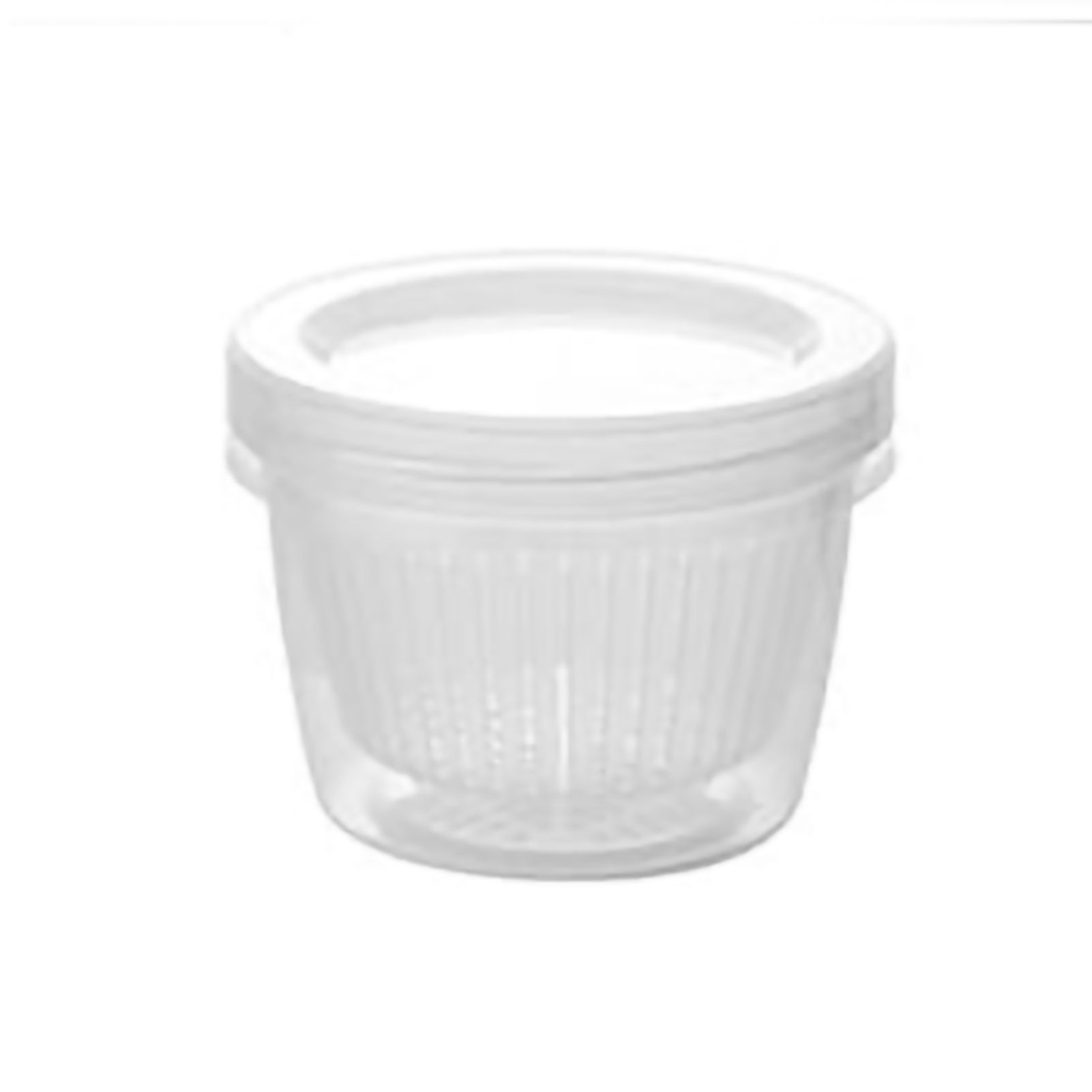 Kitchen Storage Containers Small Drain Basket Kitchen Drain Sealed Box Refrigerator Organizer Containers with Lid - Image 1