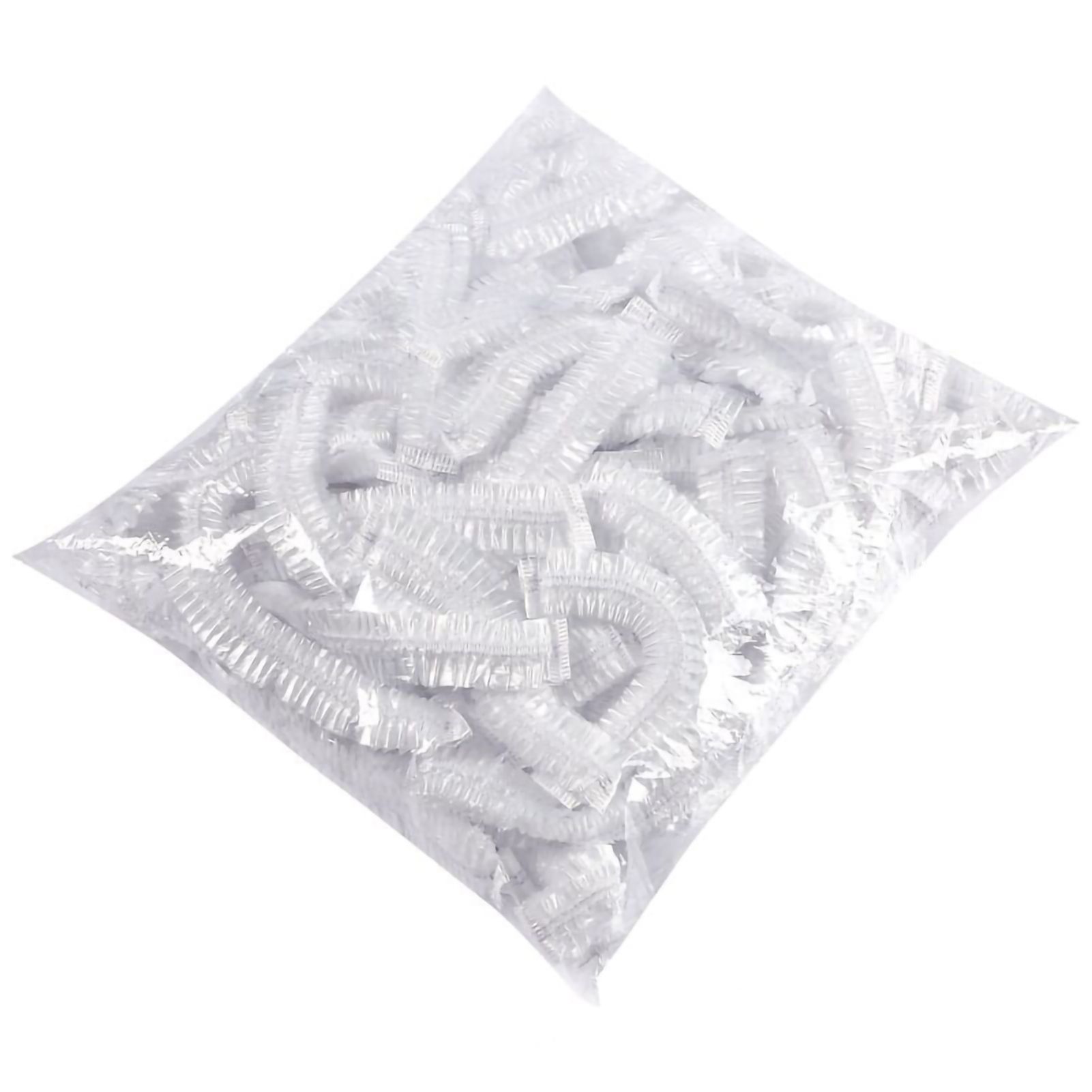 100PCS Disposable Food Storage Cover Elastic Food Wraps Harmless Transparent Wrap Food Cover for Household - Image 1