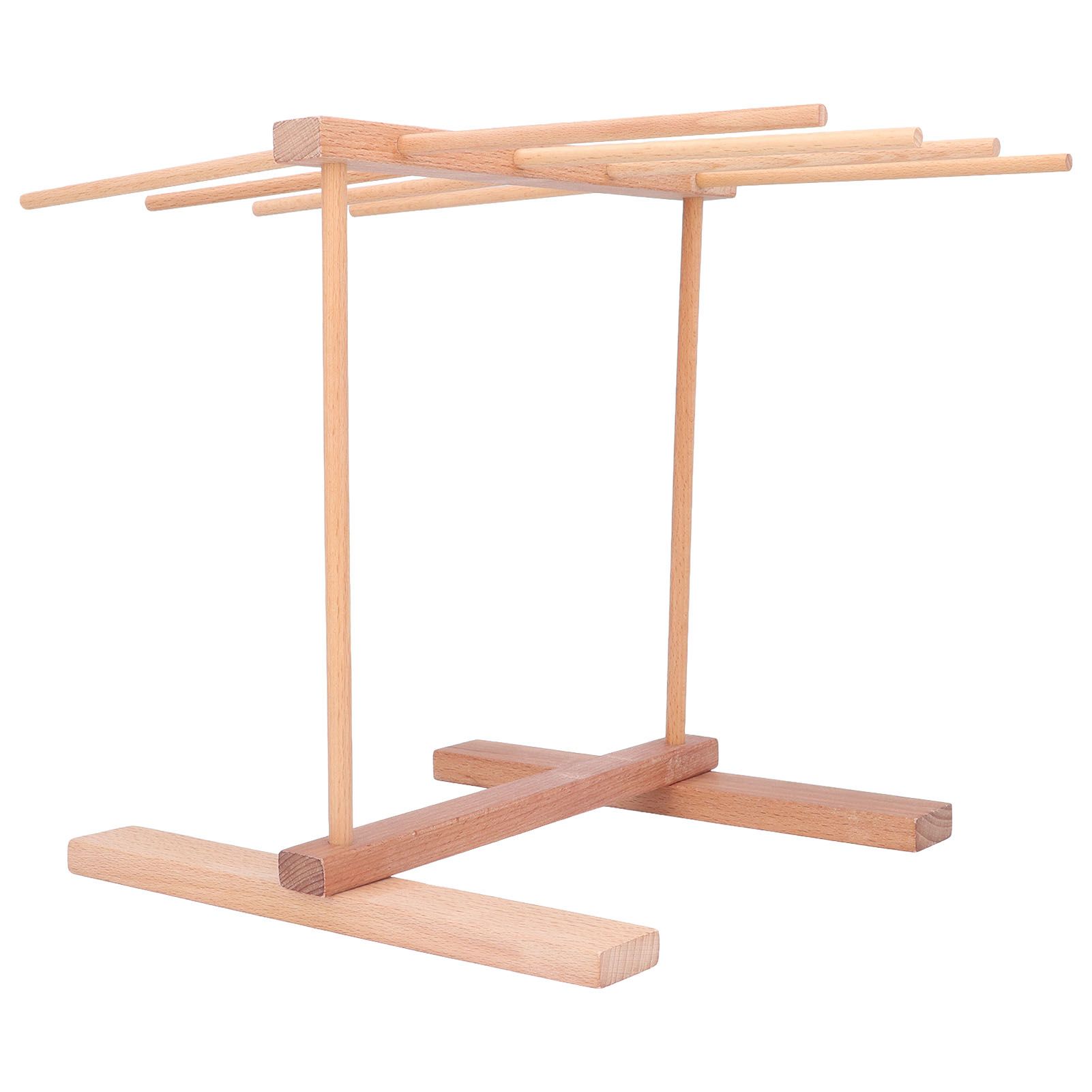 Wooden Noodle Drying Rack 15.4 X 8.7 X 11.8in Foldable Prevent Slipping Pasta Drying Rack for Home - Image 4